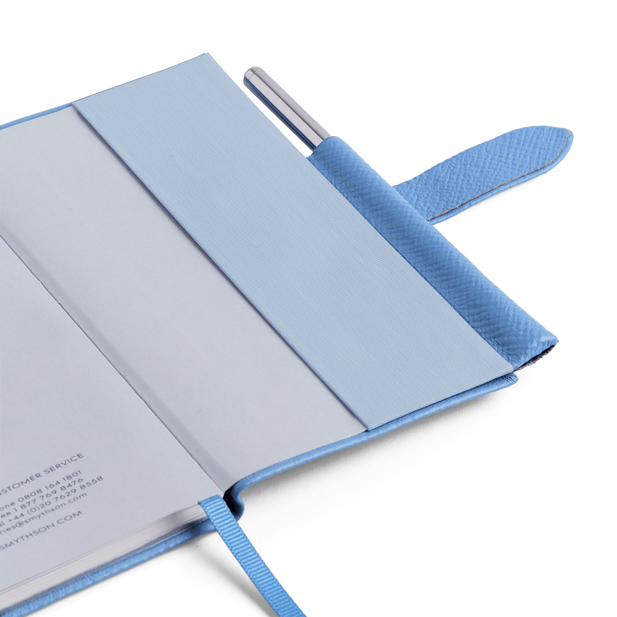 Nile Rabbit 2027 Panama Weekly Diary with Pencil in Nile Blue | Smythson International