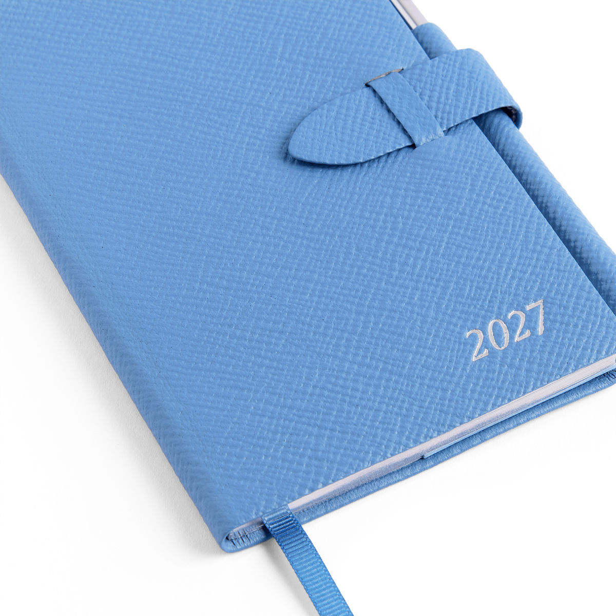 Nile Rabbit 2027 Panama Weekly Diary with Pencil in Nile Blue | Smythson International