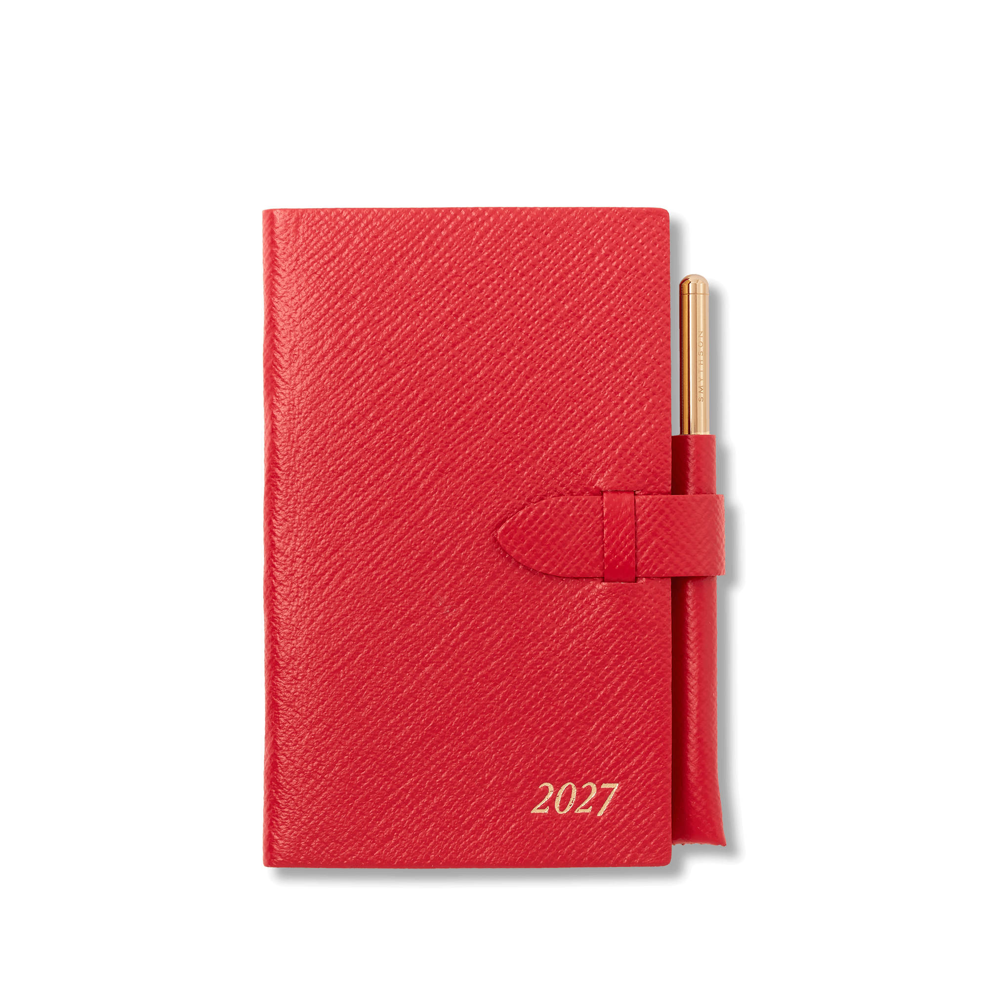 2027 Panama Weekly Journal with Pencil - Red