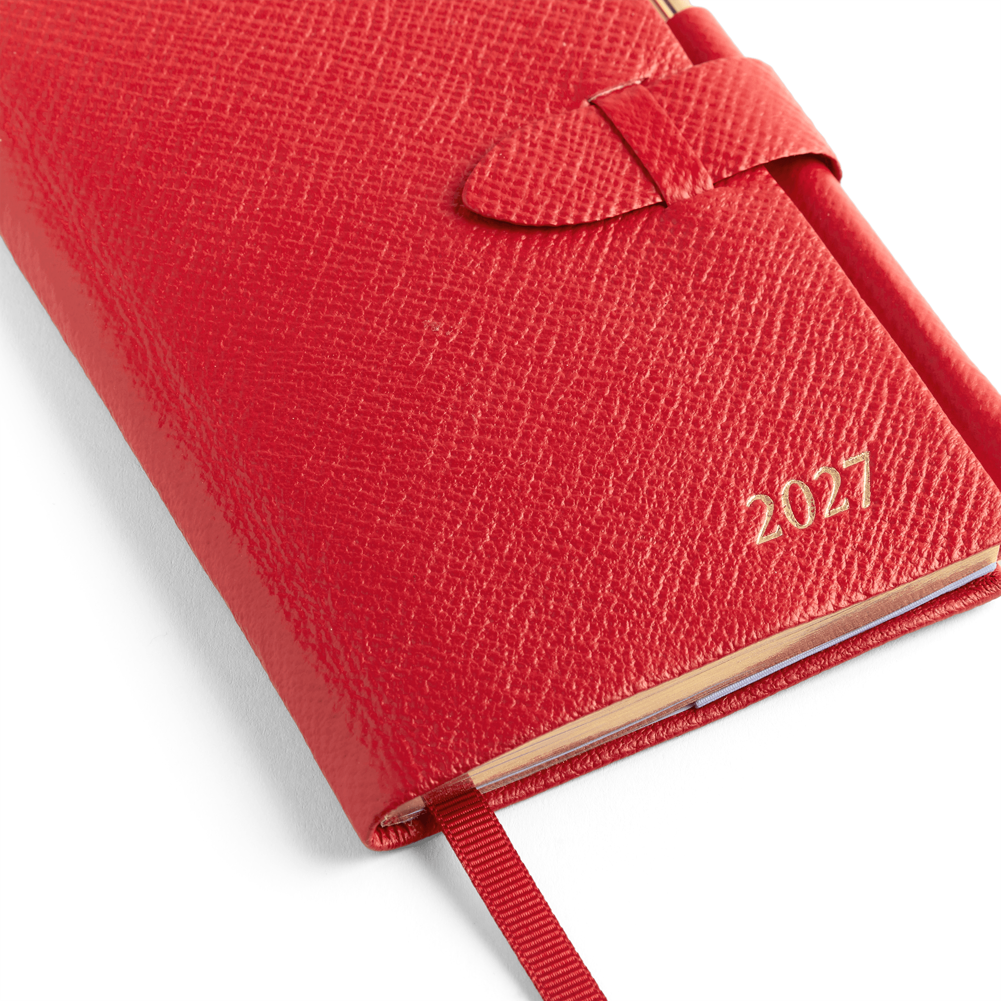 2027 Panama Weekly Journal with Pencil - Red