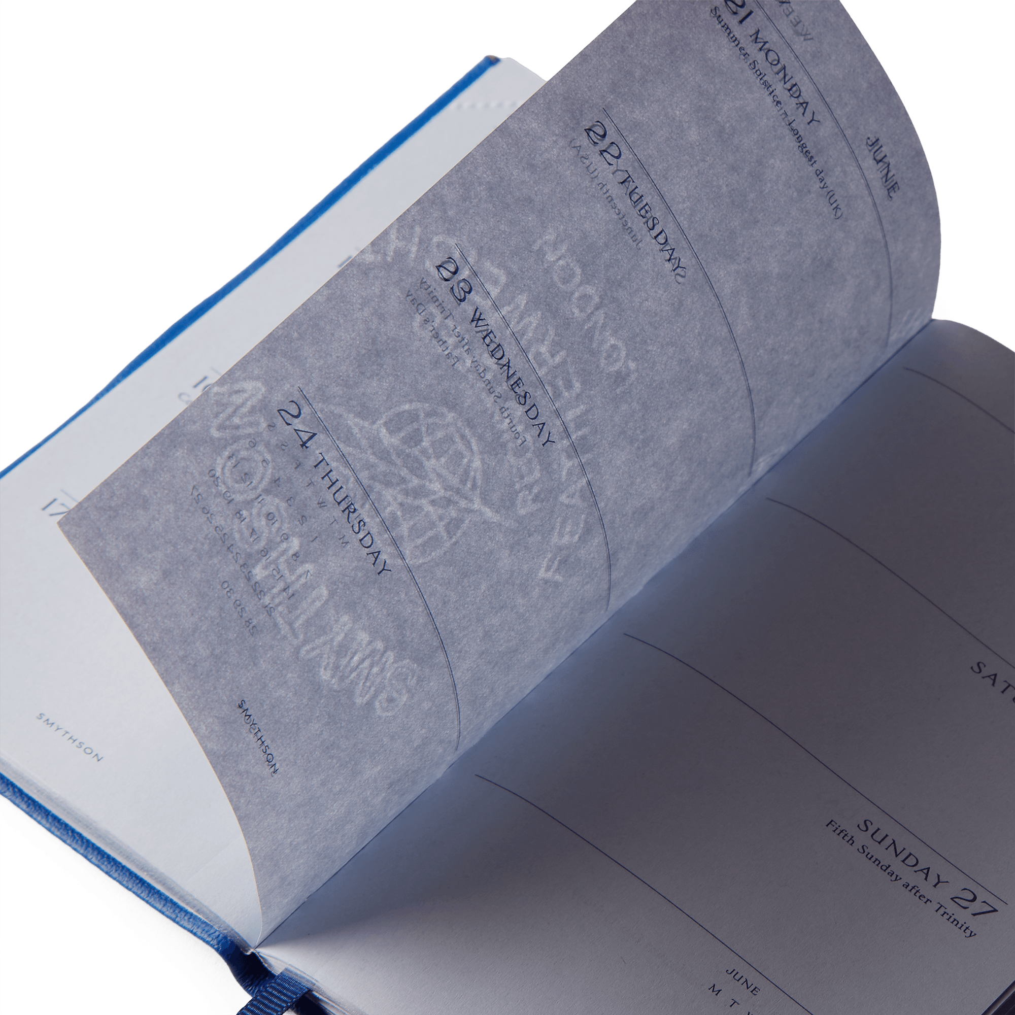 2027 Panama Weekly Journal with Pencil - Cerulean