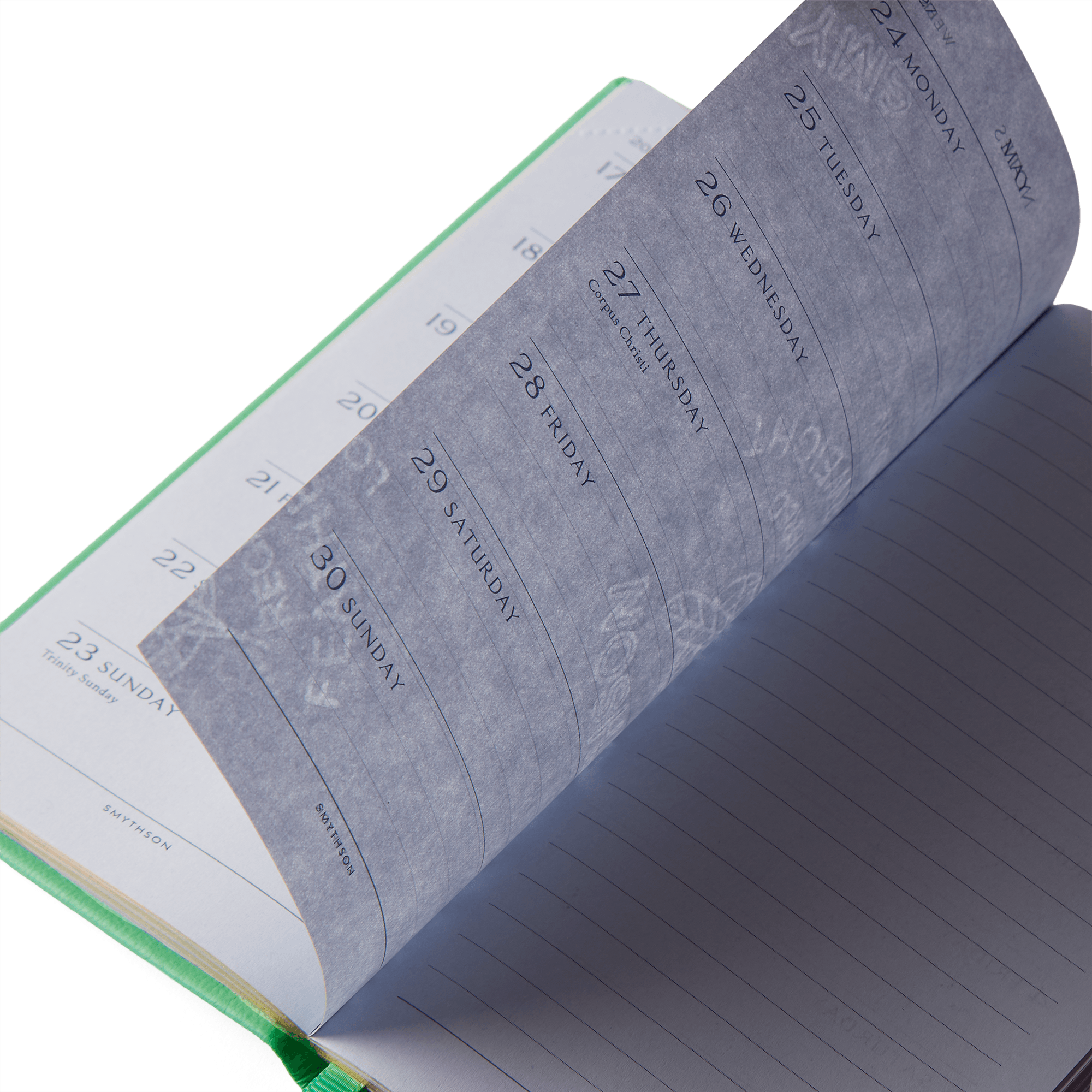 2027 Memoranda Weekly Journal in Panama - Shamrock