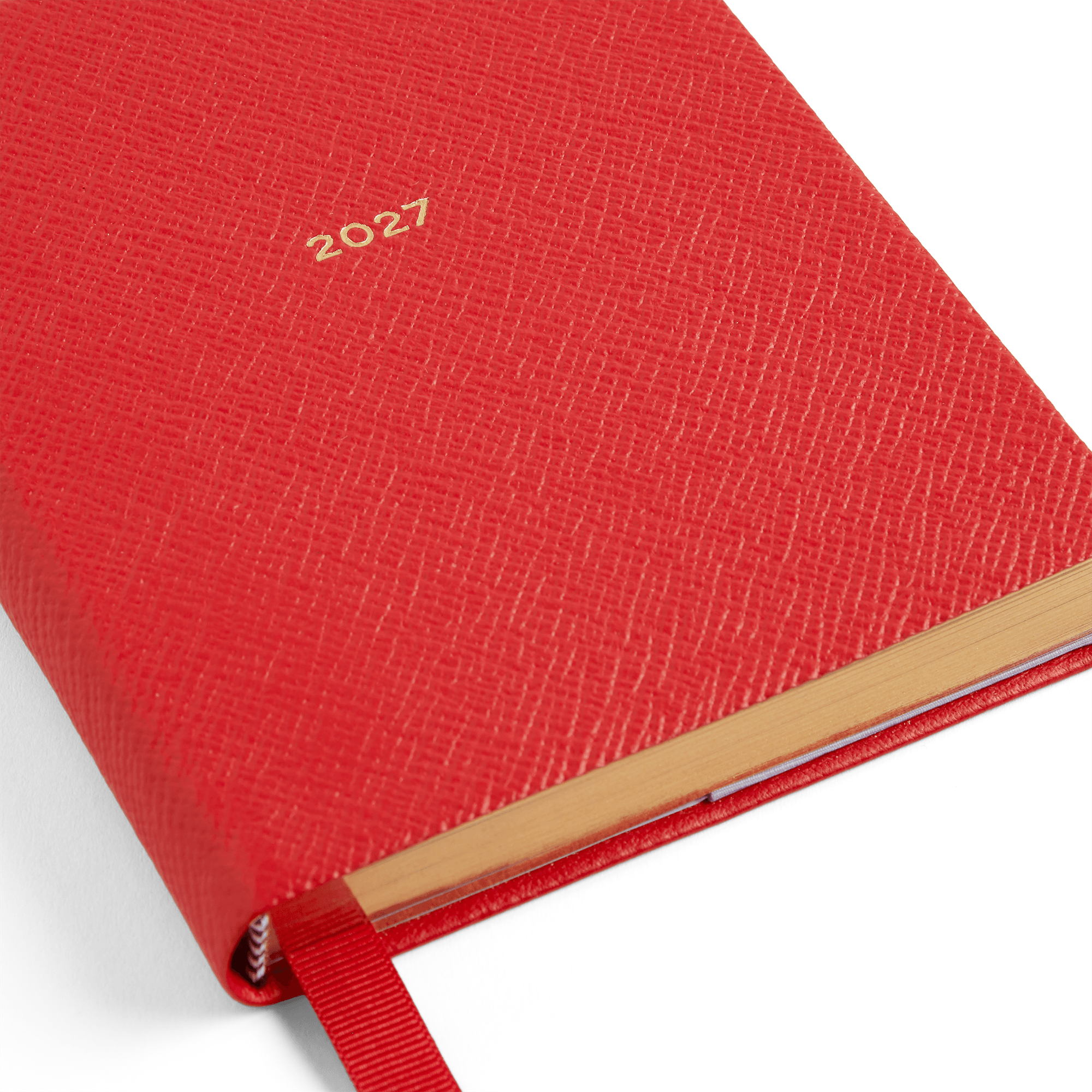 2027 Premier Daily Fashion Diary in Panama - Red
