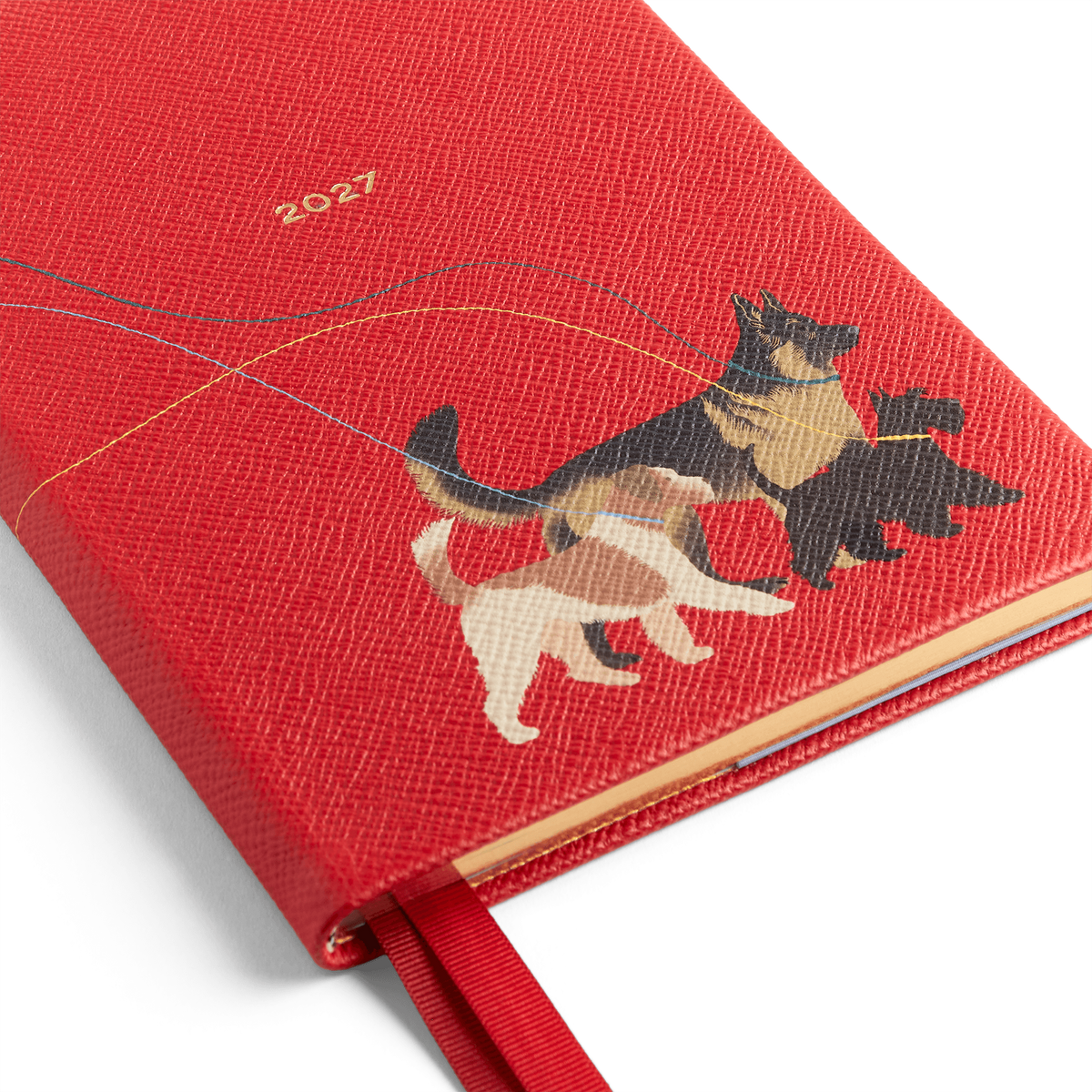 2027 Dogs Soho Weekly Diary in Panama | Smythson