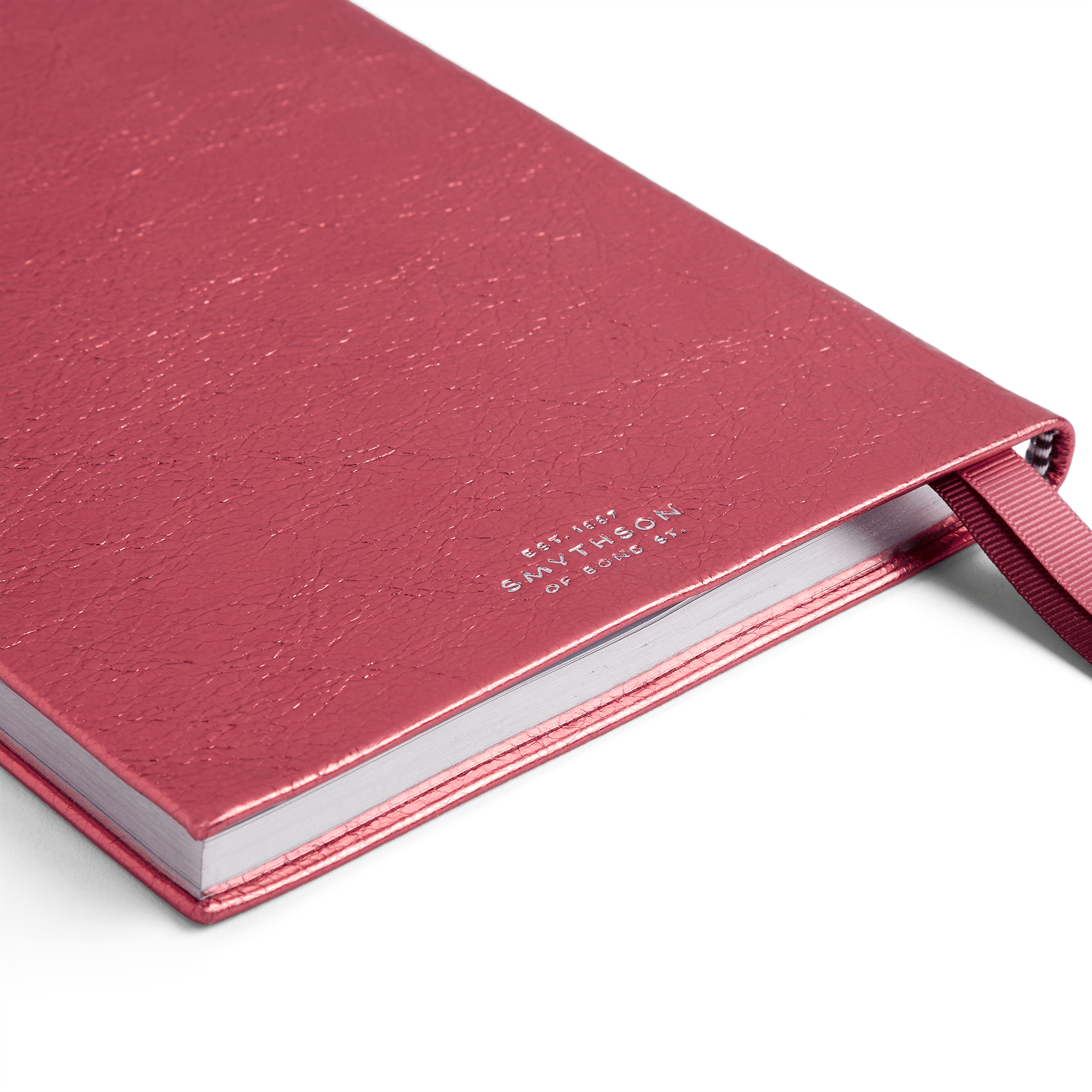 Agenda settimanale Soho 2027 in pelle metallizzata - Rosa