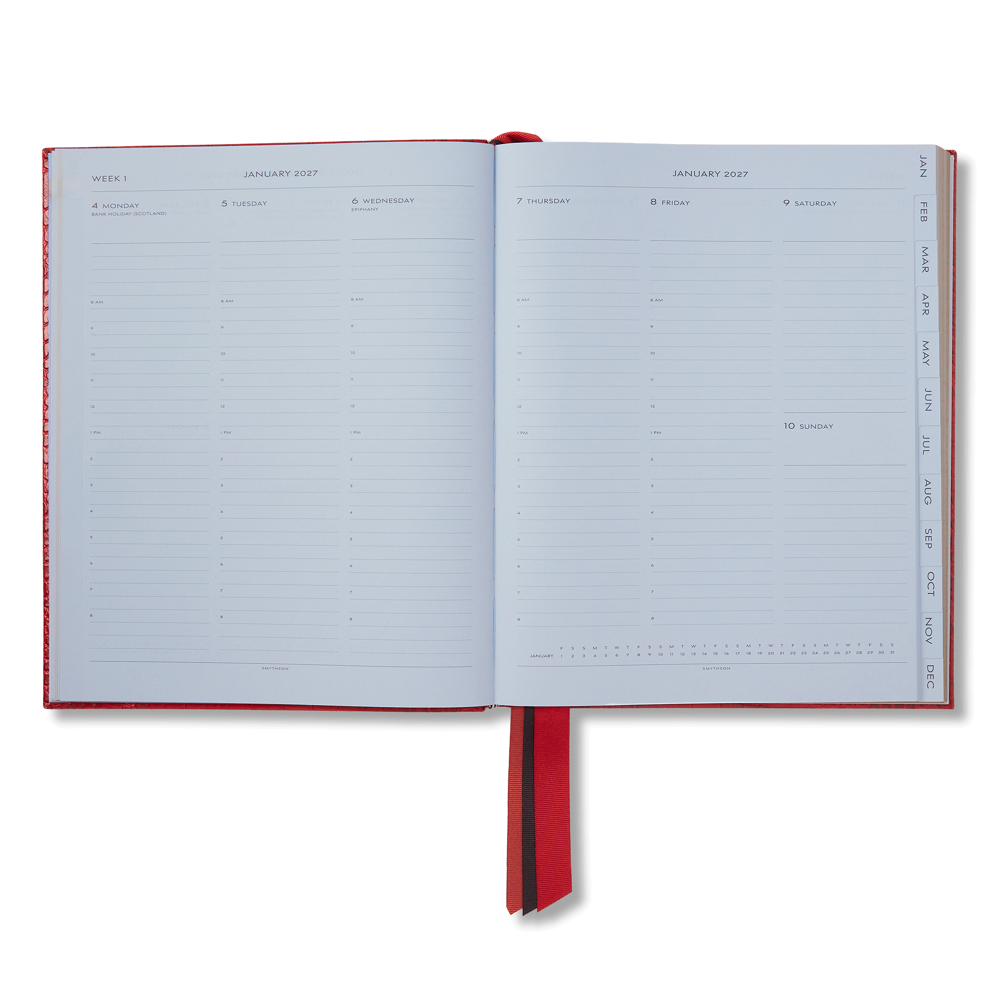 2027 Portobello Weekly Vertical Diary in Mara