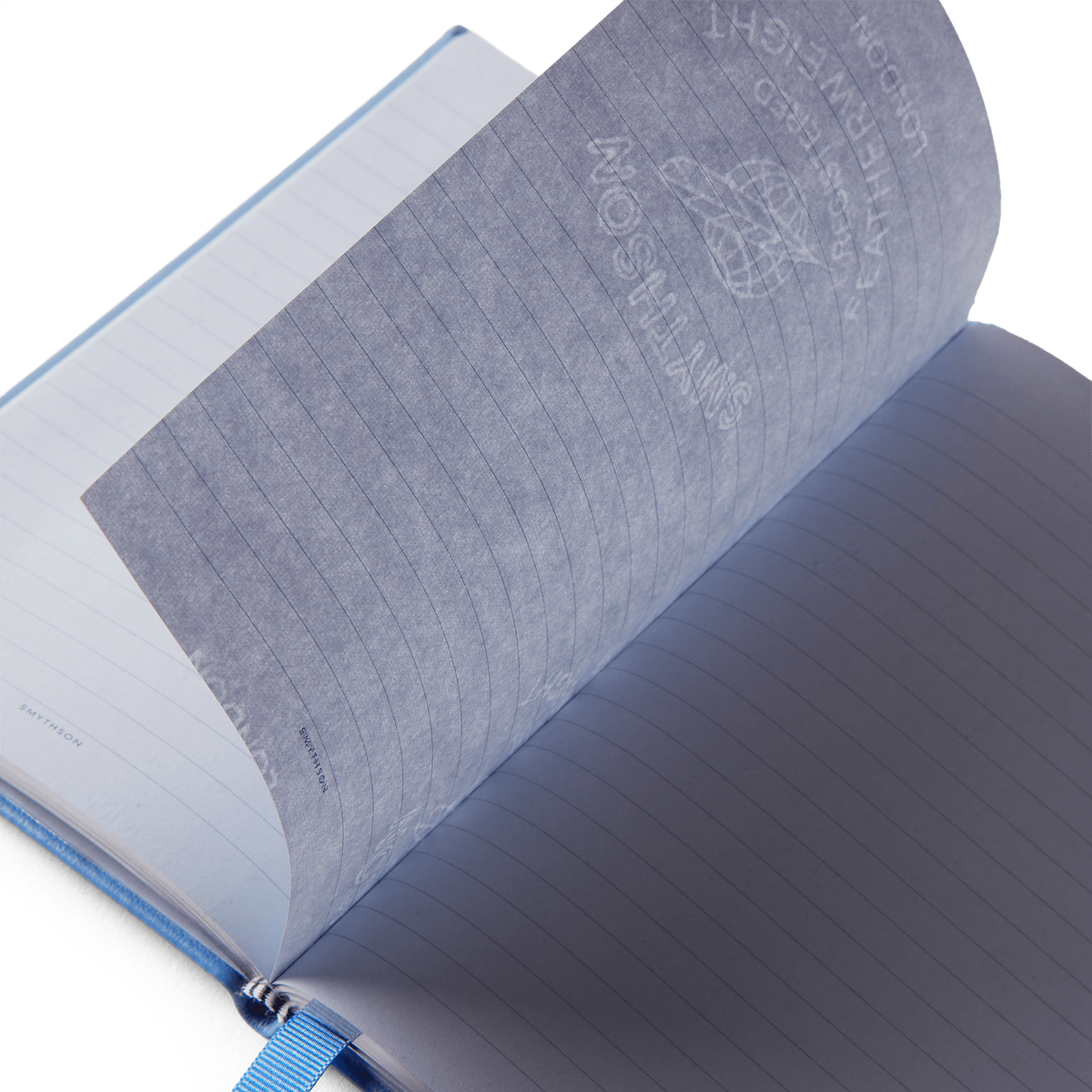 Masterpiece Chelsea Notebook in Panama in Nile Blue | Smythson