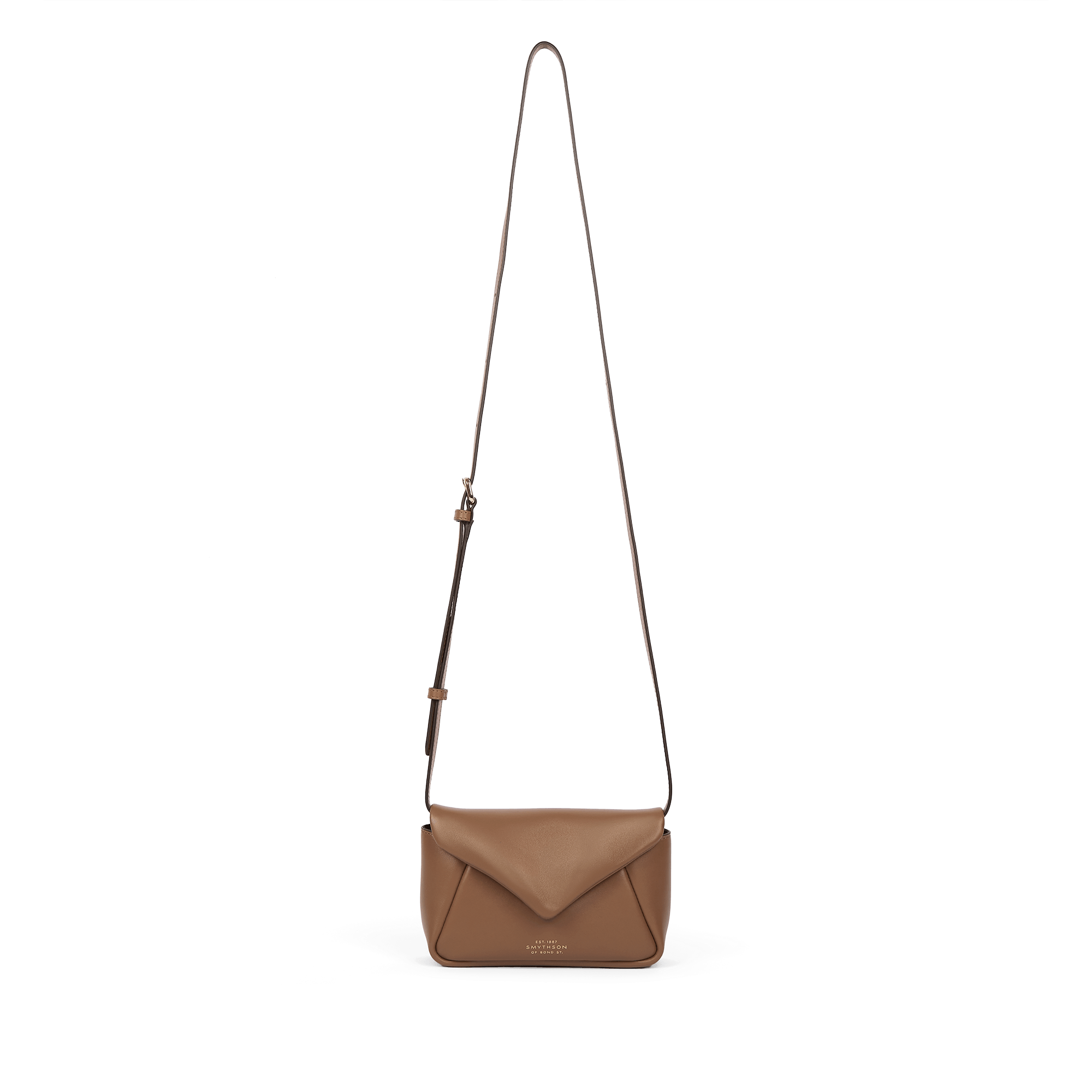 Small Envelope Crossbody Bag in Milton - Truffle
