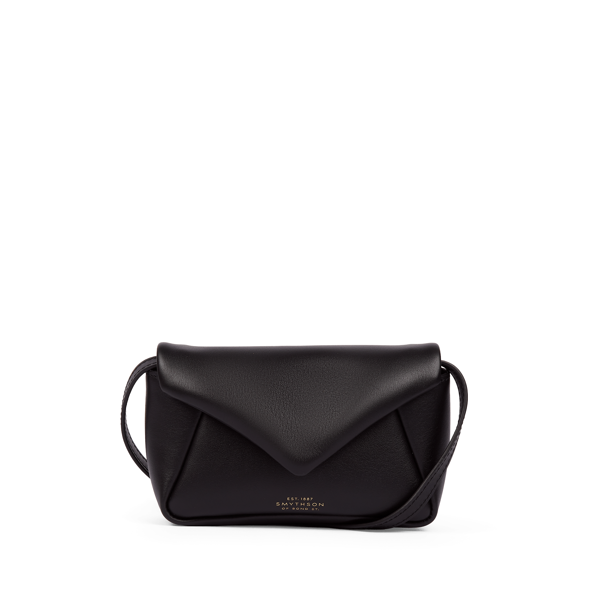 Small Envelope Crossbody Bag in Milton - Black