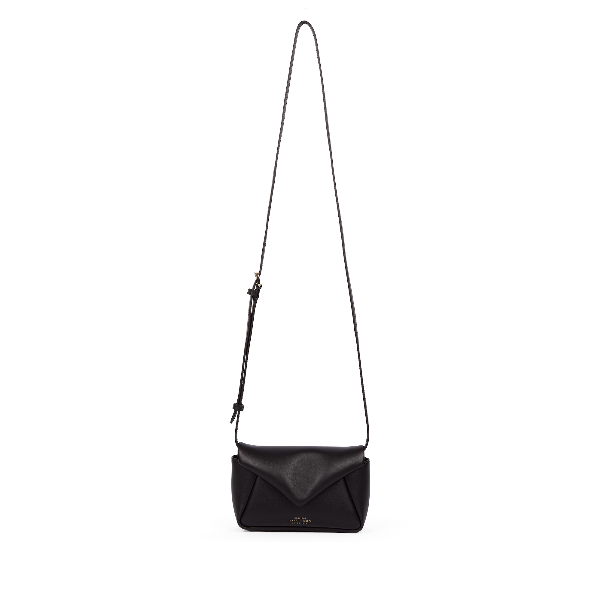 Small Envelope Crossbody Bag in Milton - Black