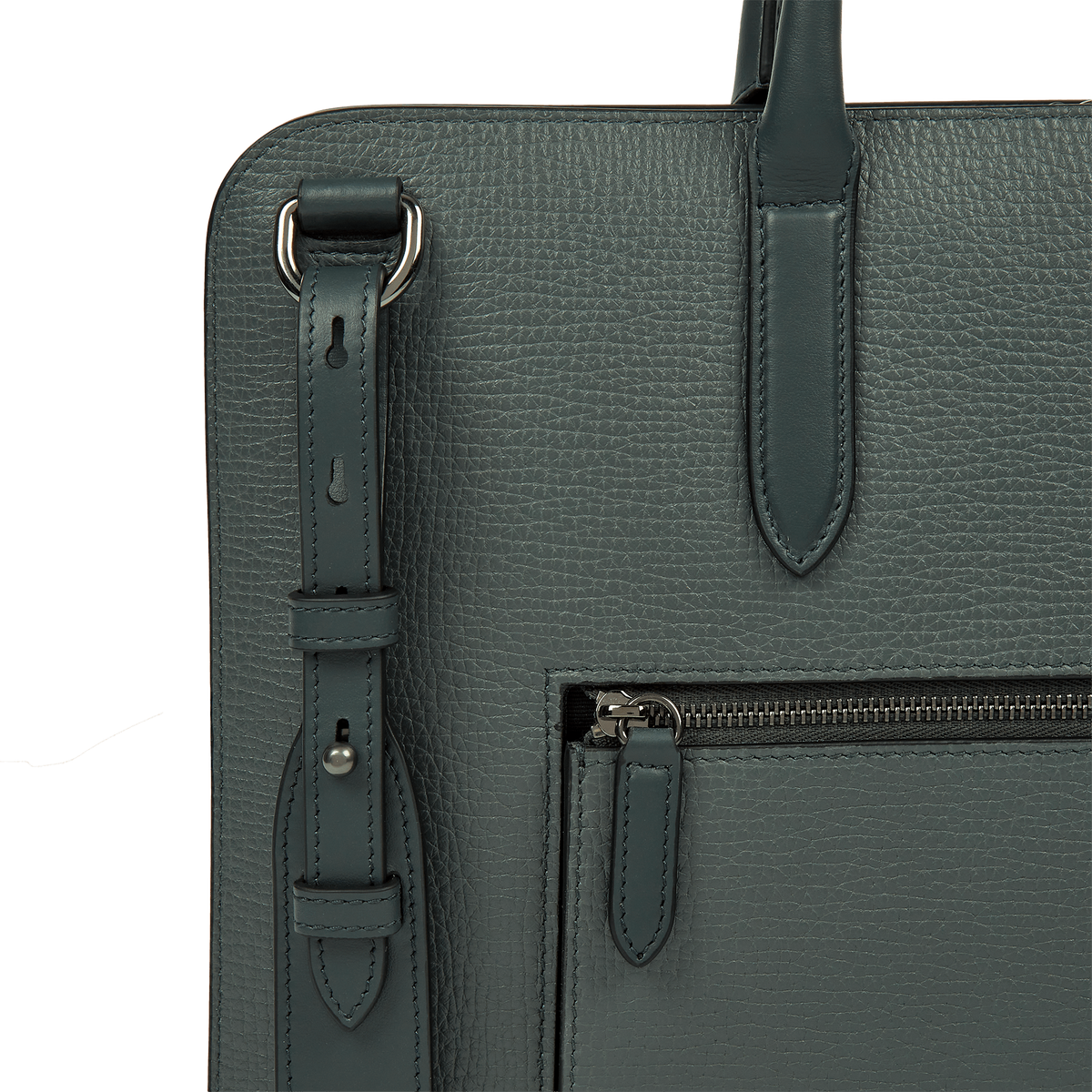 Ultra Slim Briefcase with Zip Front in Ludlow | Smythson