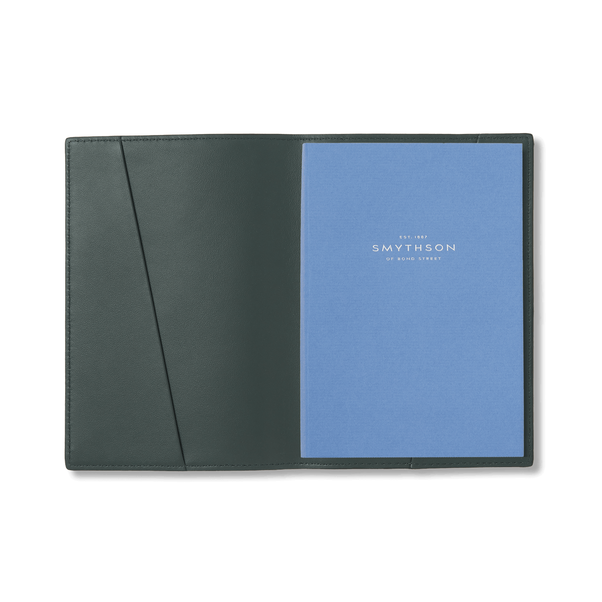 Evergreen Refillable Small Notebook in Ludlow in Slate Green