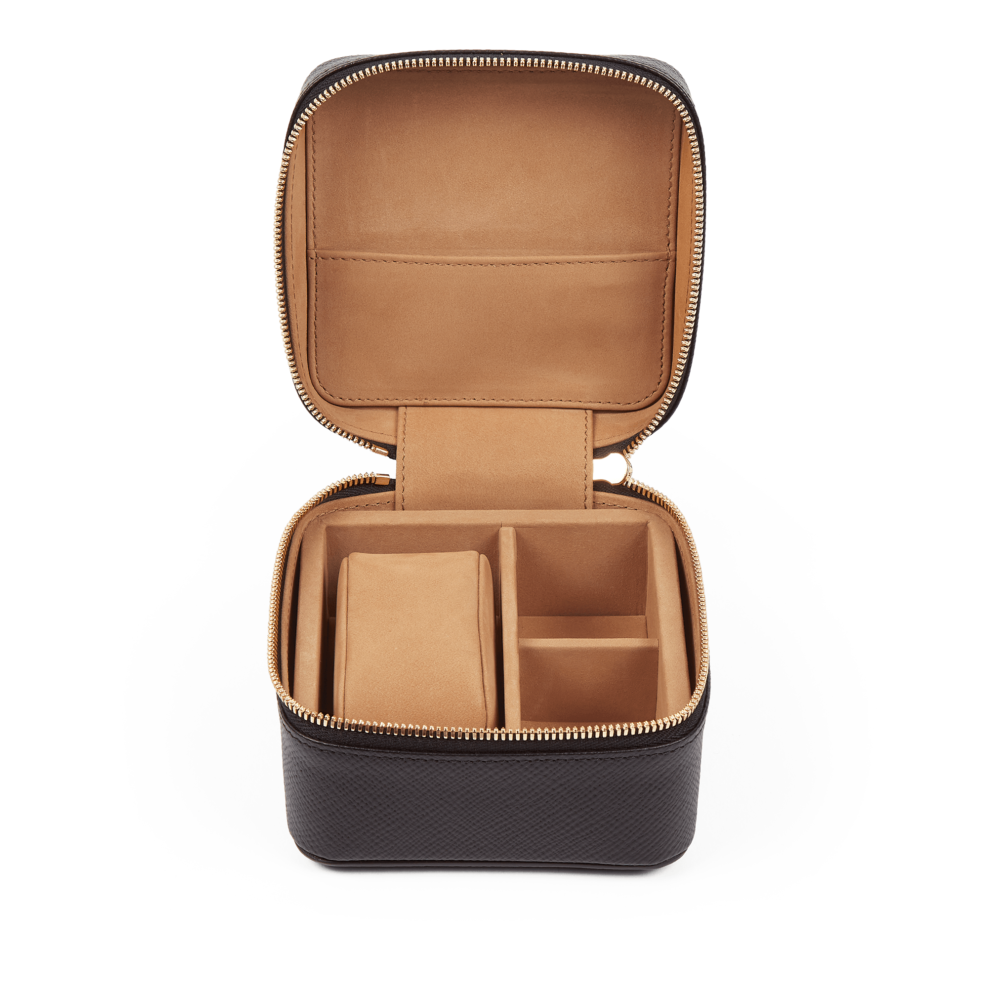 Small Watch Box in Panama - Black