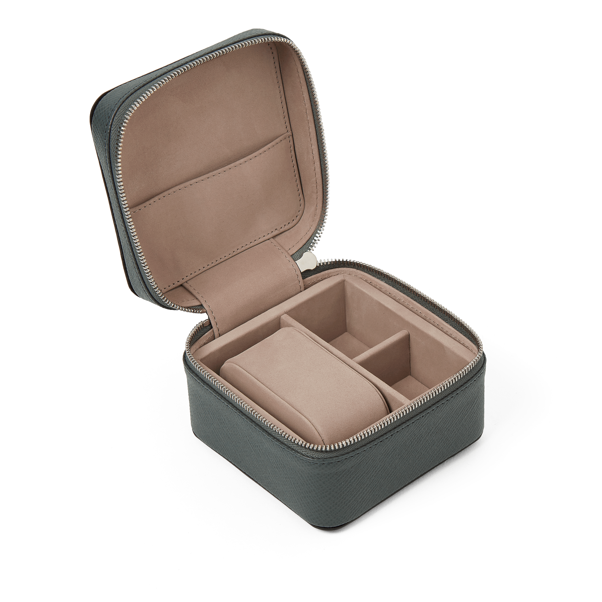 Small Watch Box in Panama - Slate Green