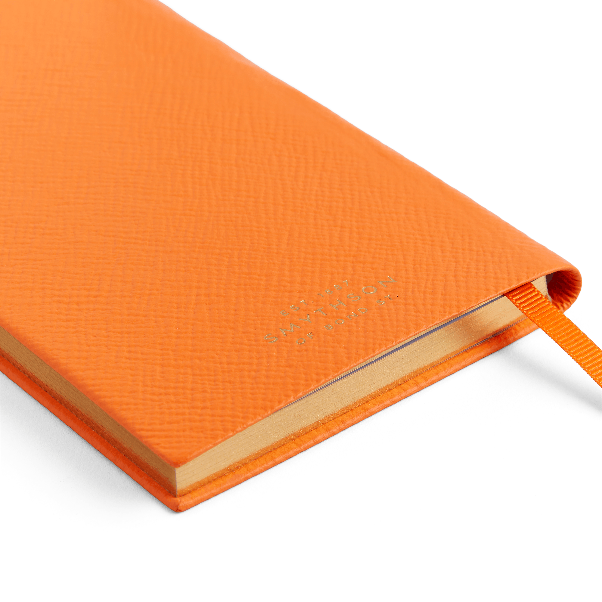 Blank Canvas Panama Notebook - Tangerine