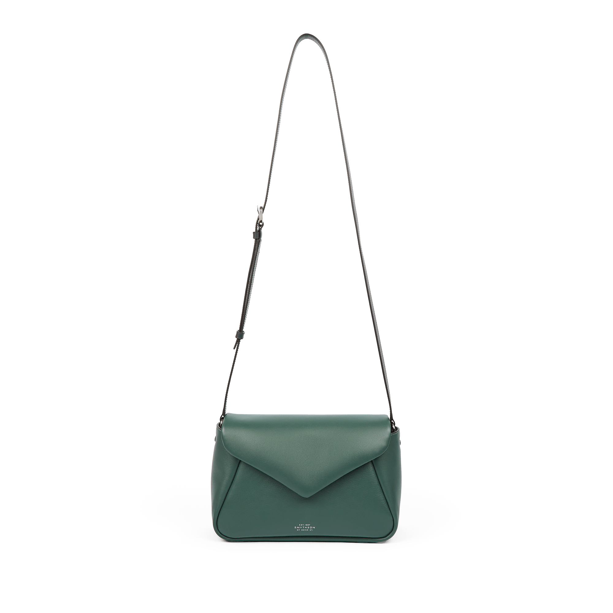 Envelope Crossbody Bag in Milton - Pine Green