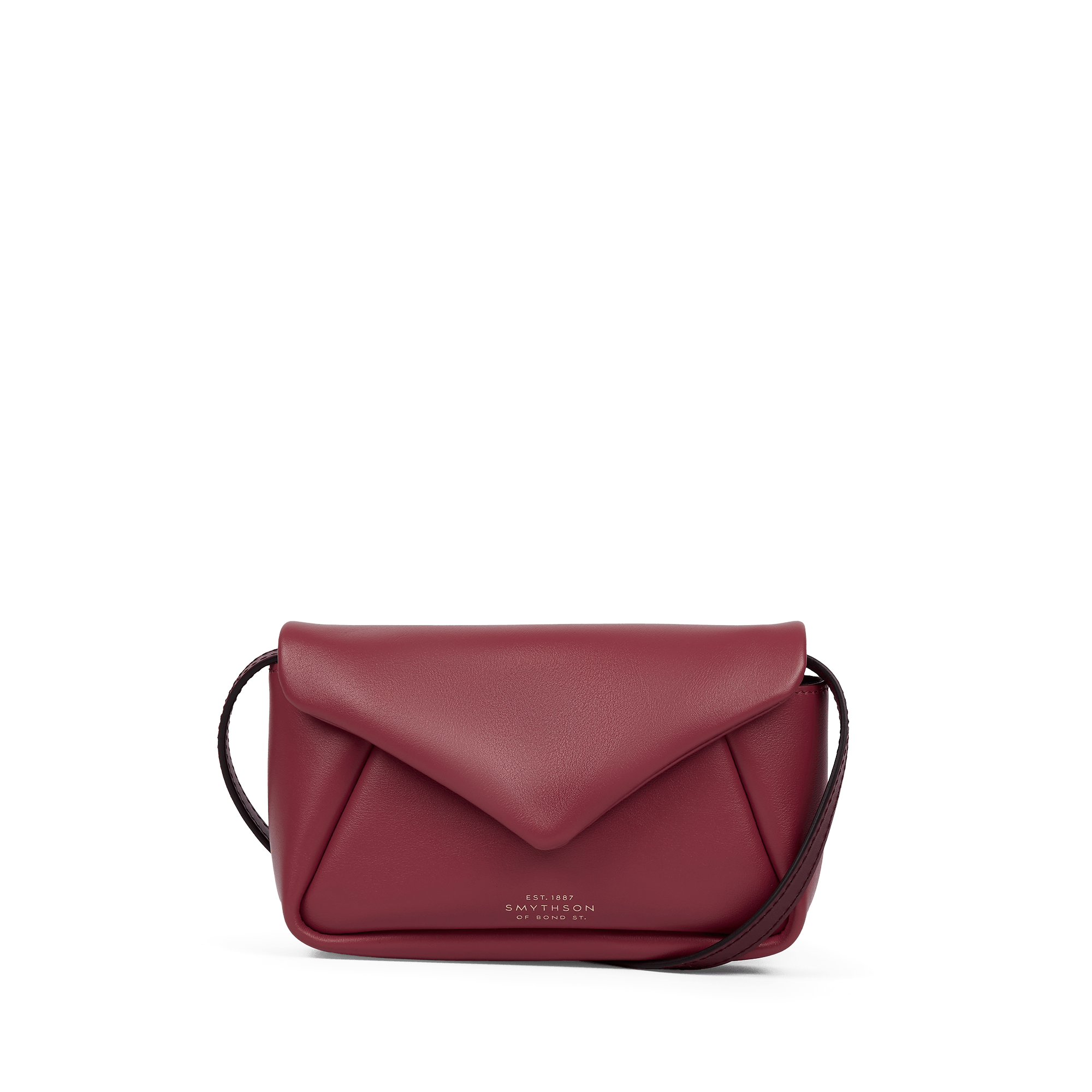 Small Envelope Crossbody Bag in Milton - Brick