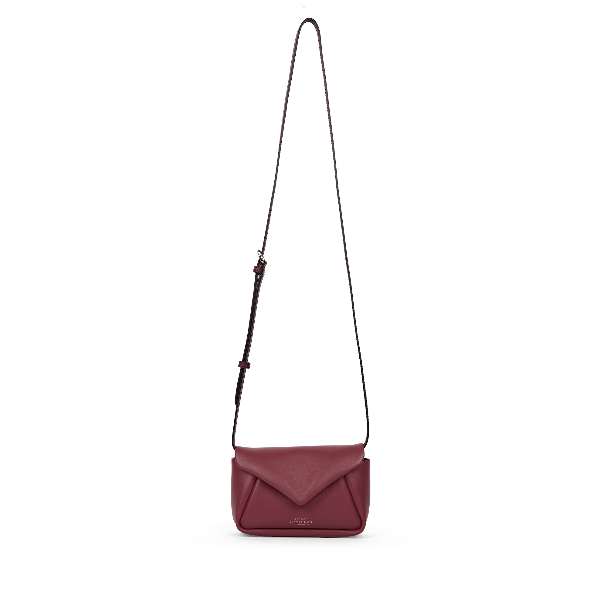 Small Envelope Crossbody Bag in Milton - Brick