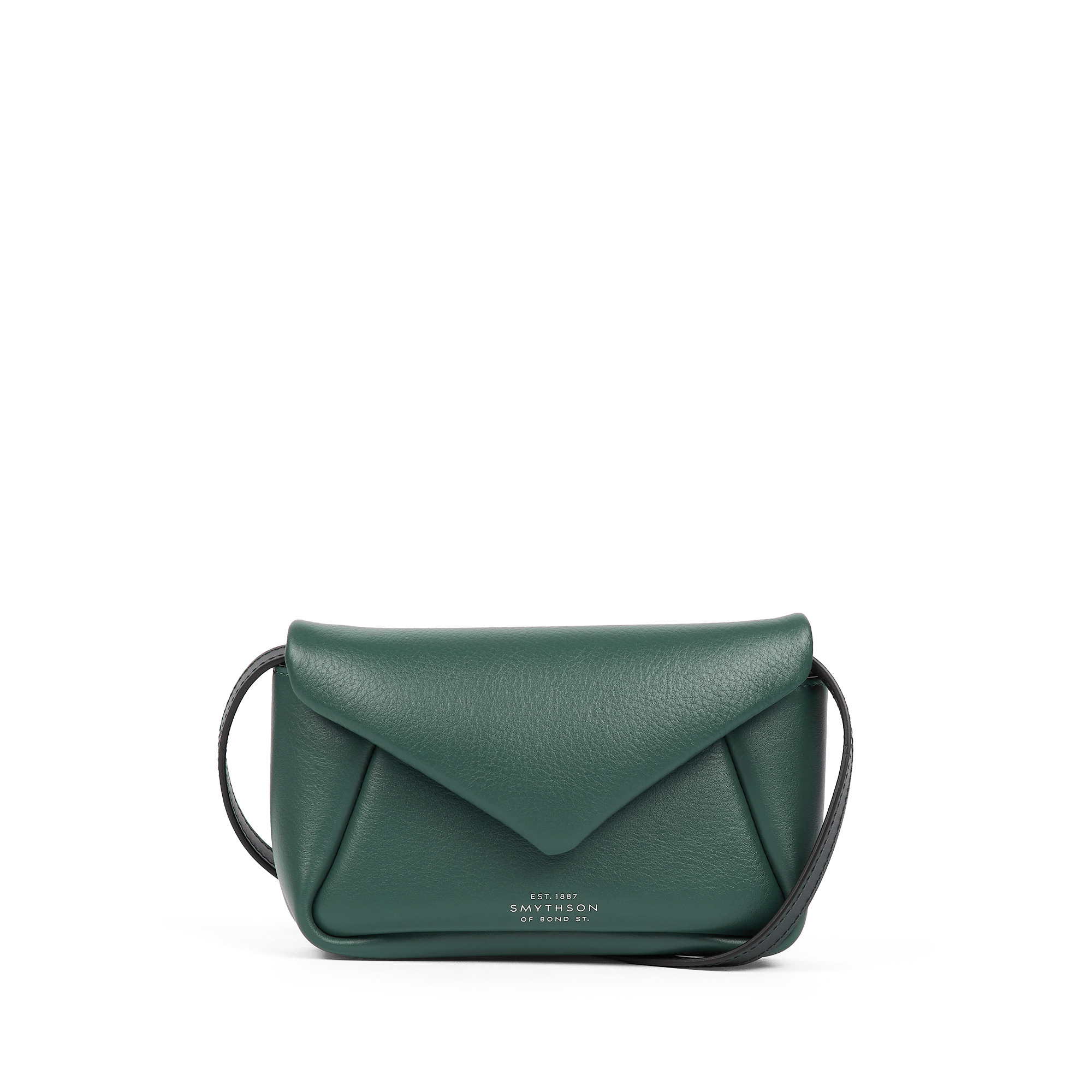 Small Envelope Crossbody Bag in Milton - Pine Green