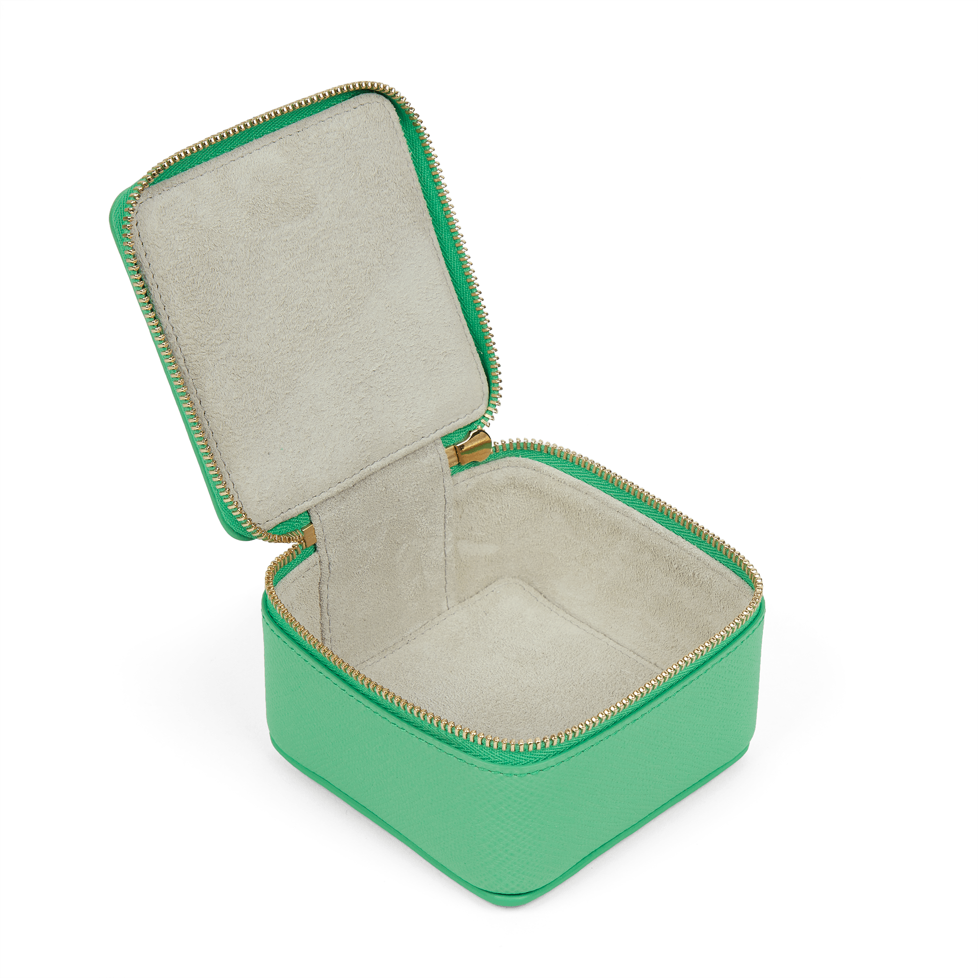 Medium Square Trinket Case in Panama - Shamrock
