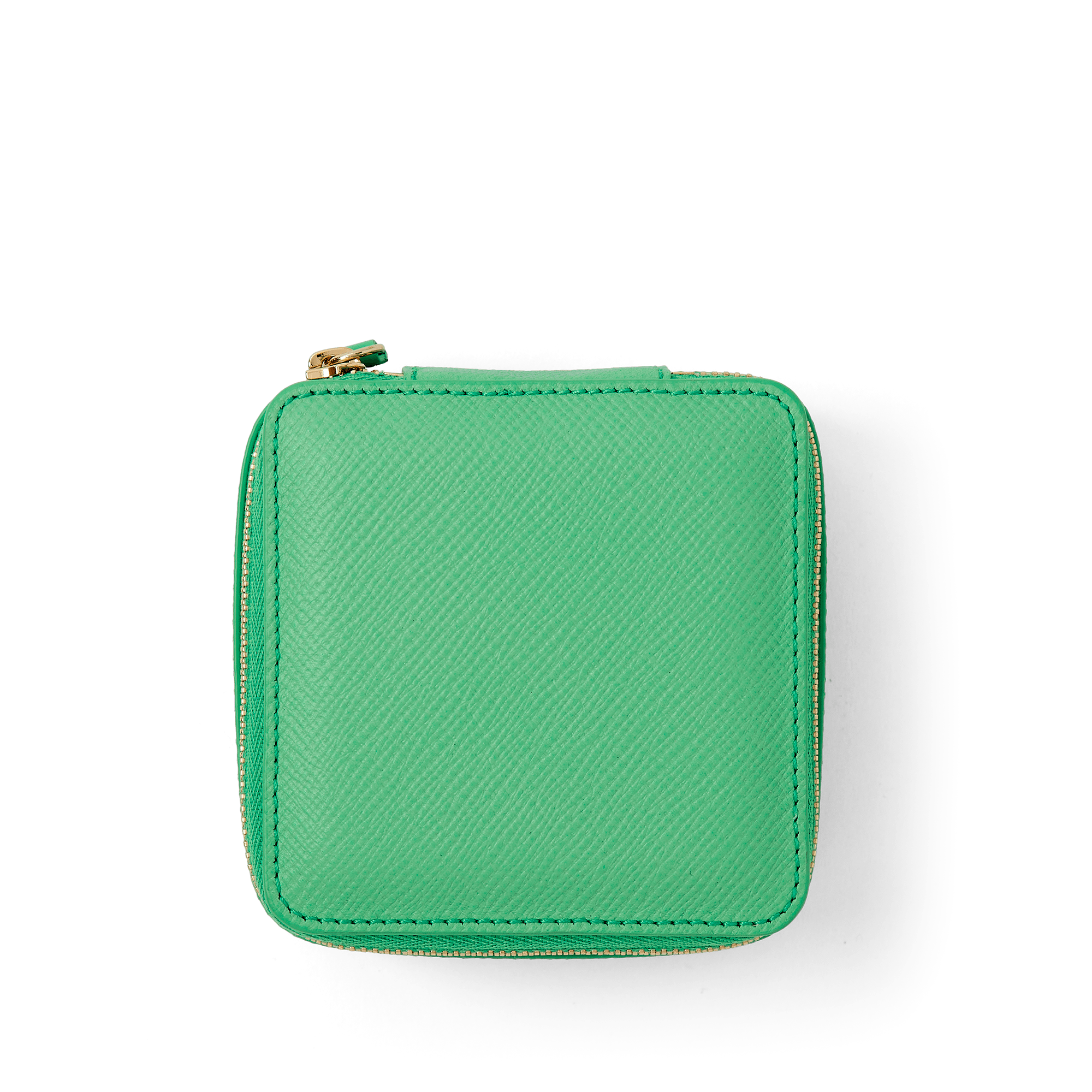 Medium Square Trinket Case in Panama - Shamrock