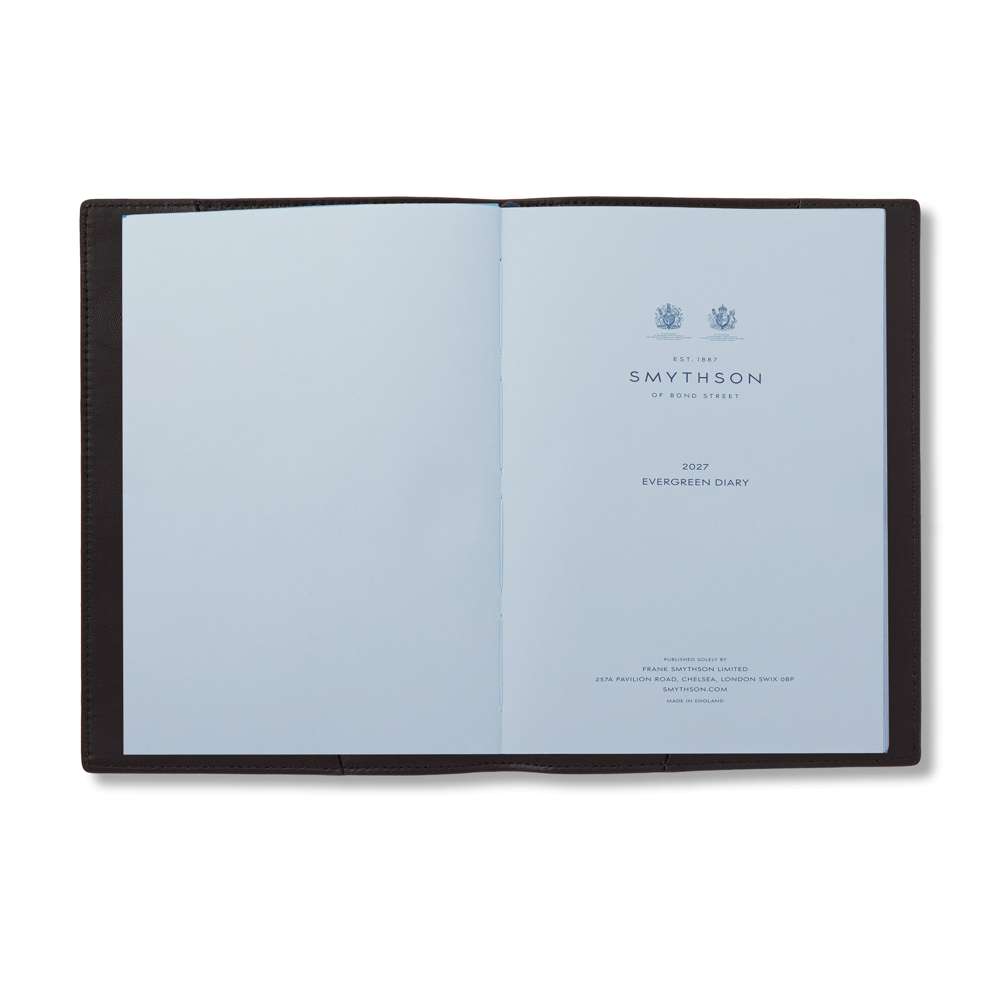 Evergreen Refillable Diary in Ludlow - Navy