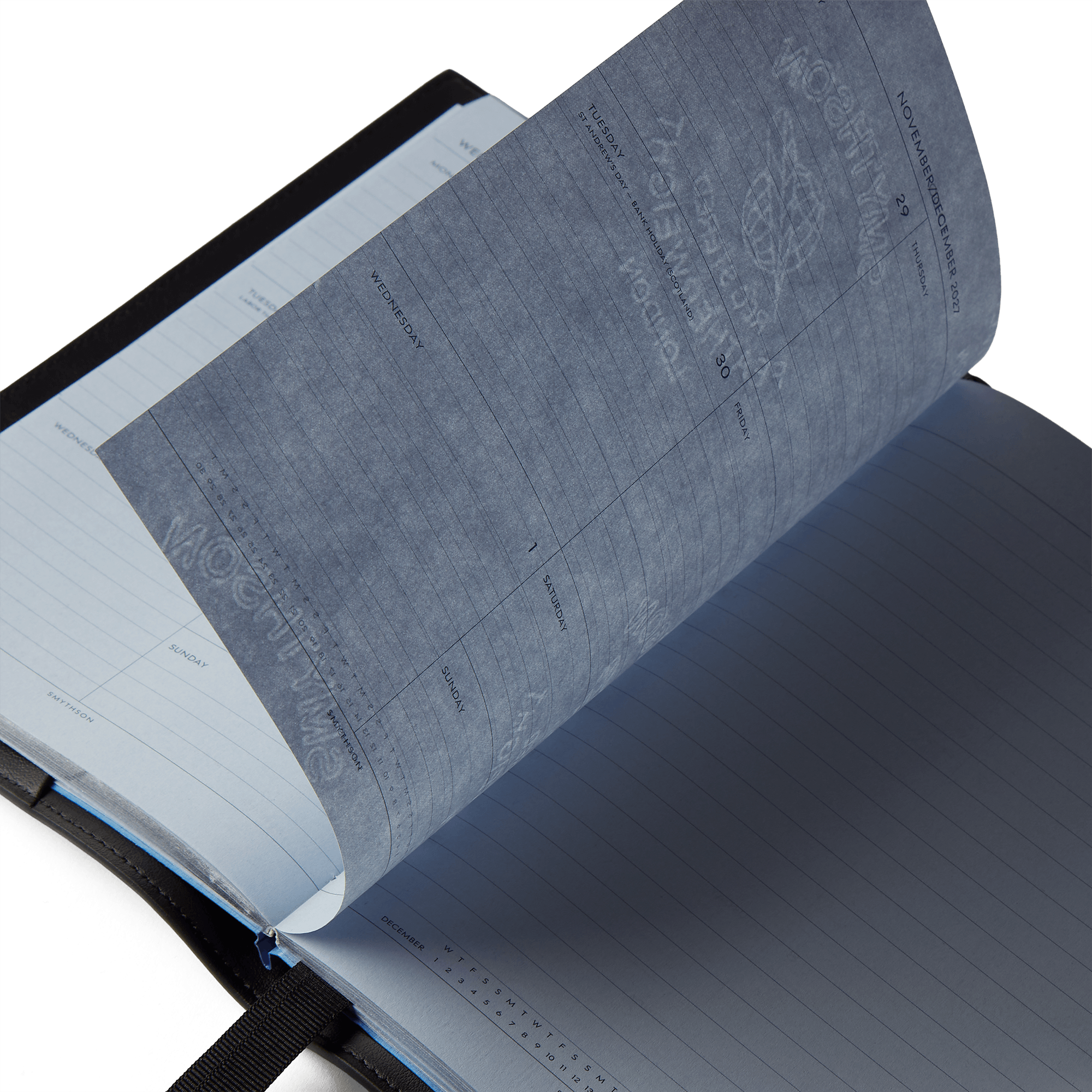 Evergreen Refillable Diary in Ludlow - Navy