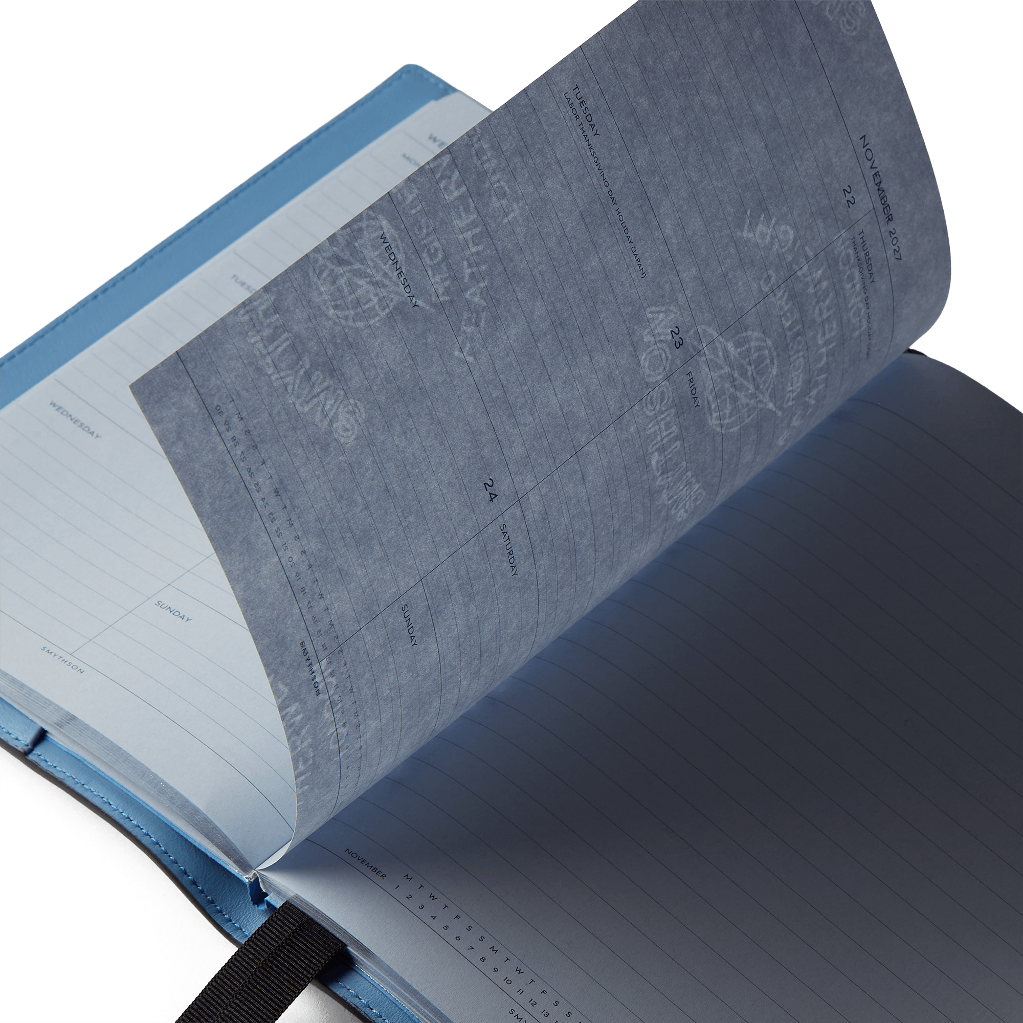 Evergreen Refillable Journal in Ludlow - Nile Blue