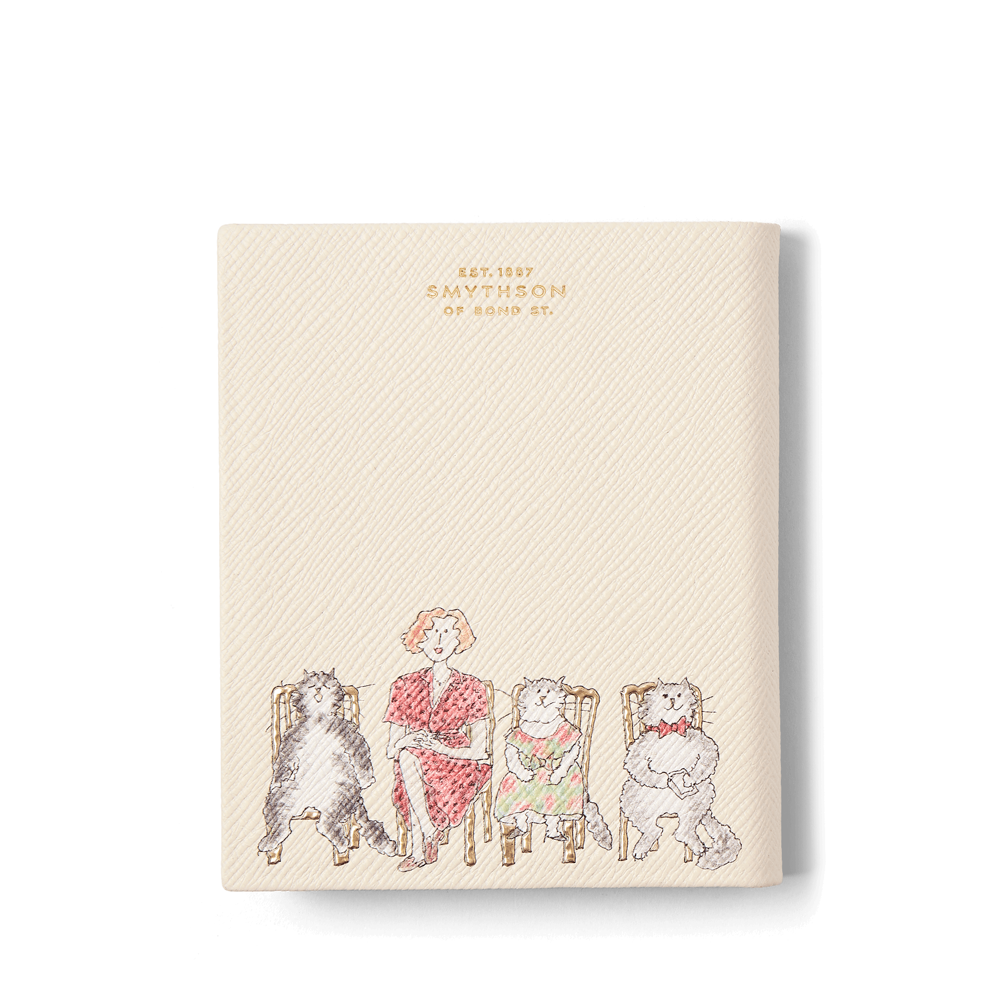 Smythson x Grace Coddington 2027 Premier Daily Fashion Diary in Panama - White