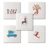 Novelty Assorted Festive Greeting Cards Set