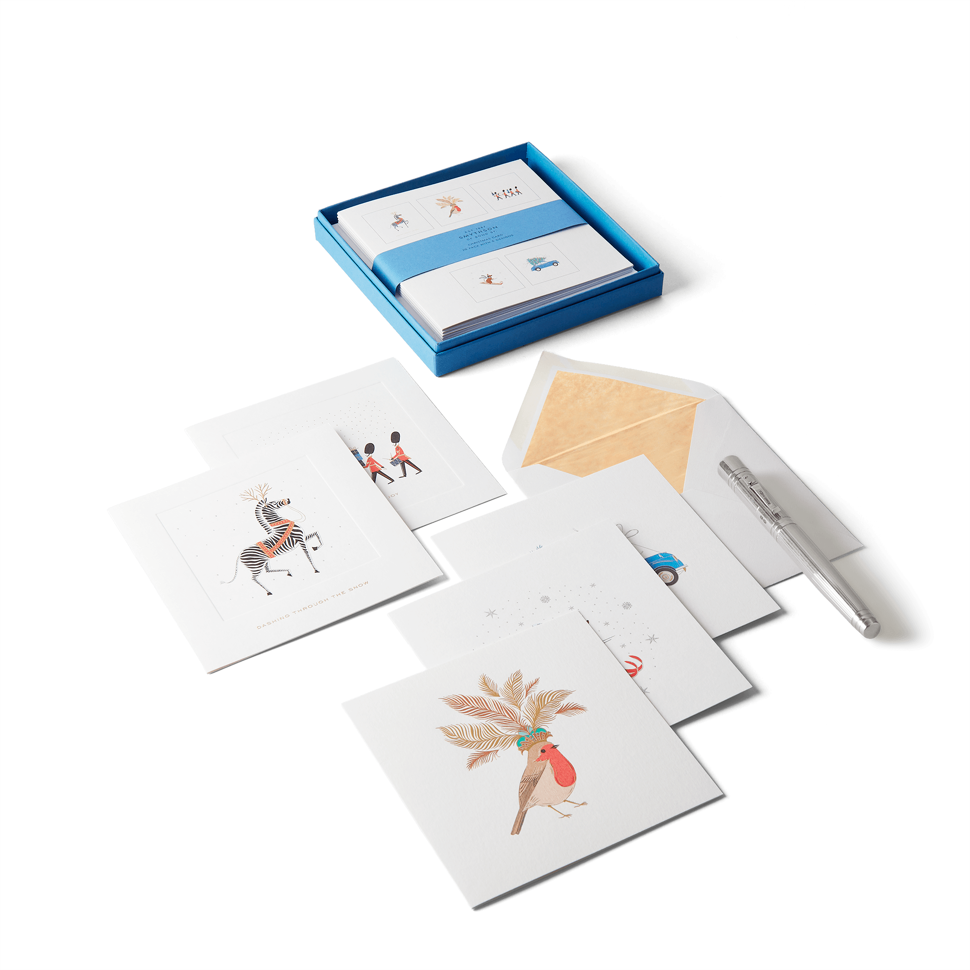 Novelty Assorted Festive Greeting Cards Set