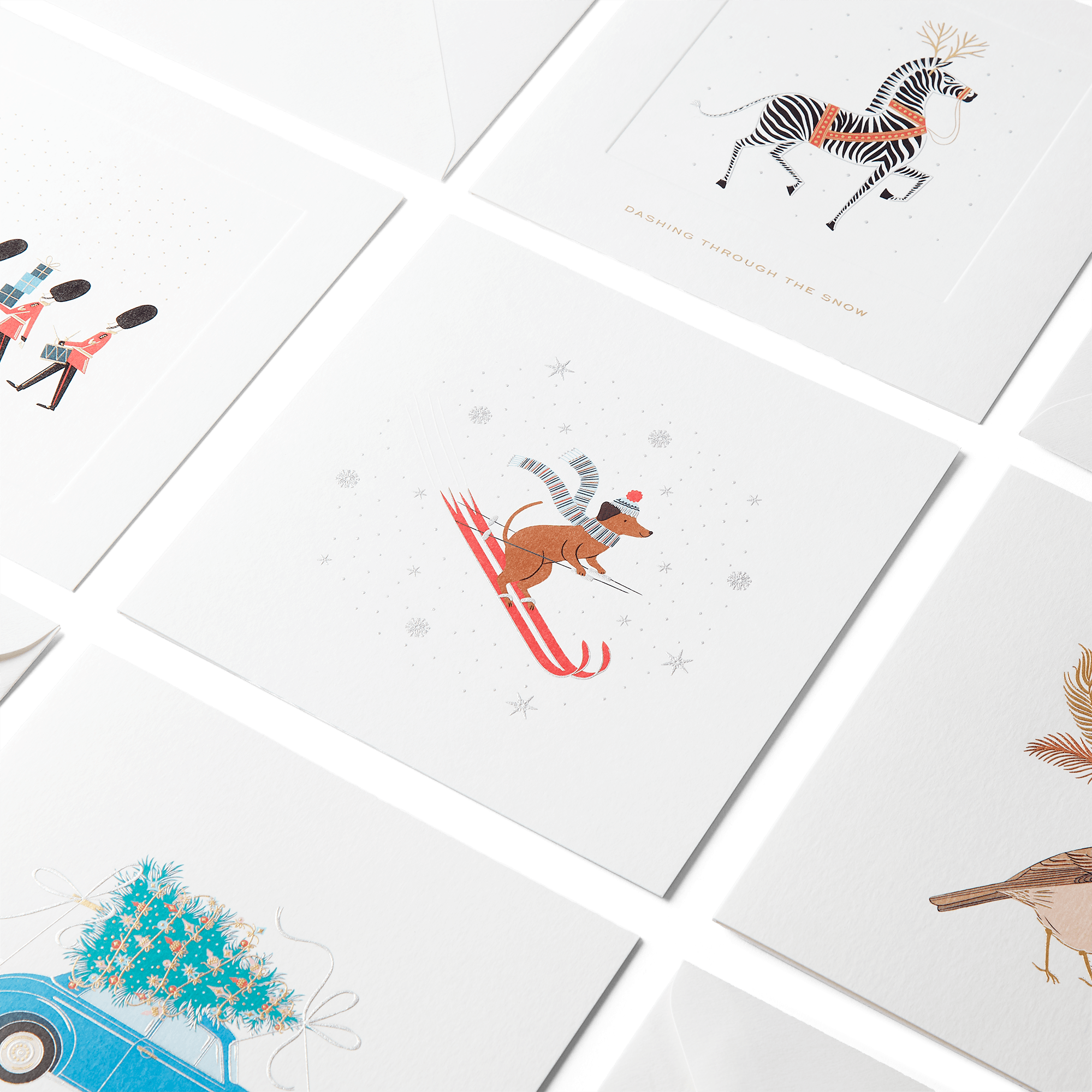 Novelty Assorted Festive Greeting Cards Set