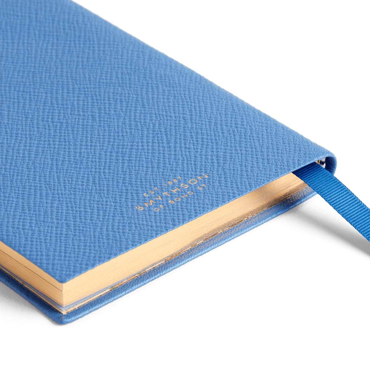 Smythson x Peter Rabbit Chelsea Notebook in Panama in Nile Blue