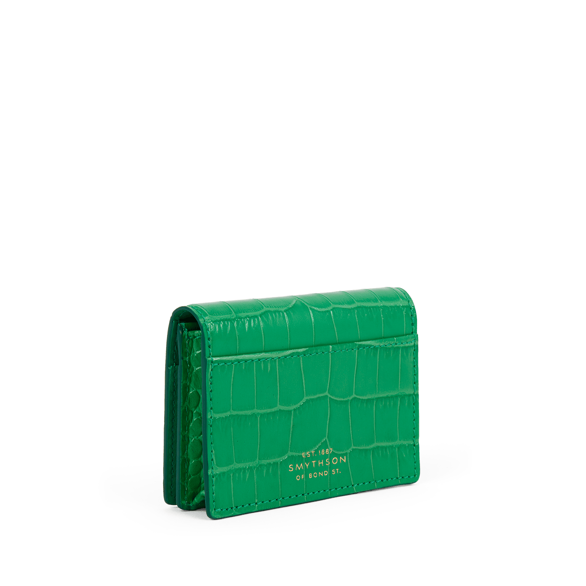 Folded Card Case with Snap Closure in Mara | Smythson