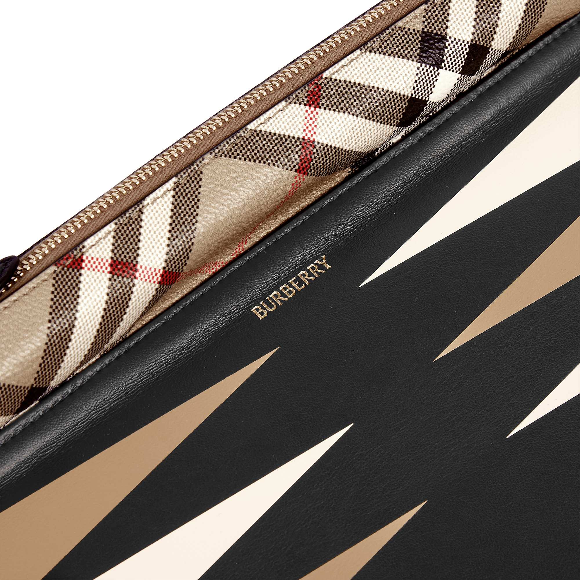 Burberry x Smythson-Backgammonrolle aus Panama - Black