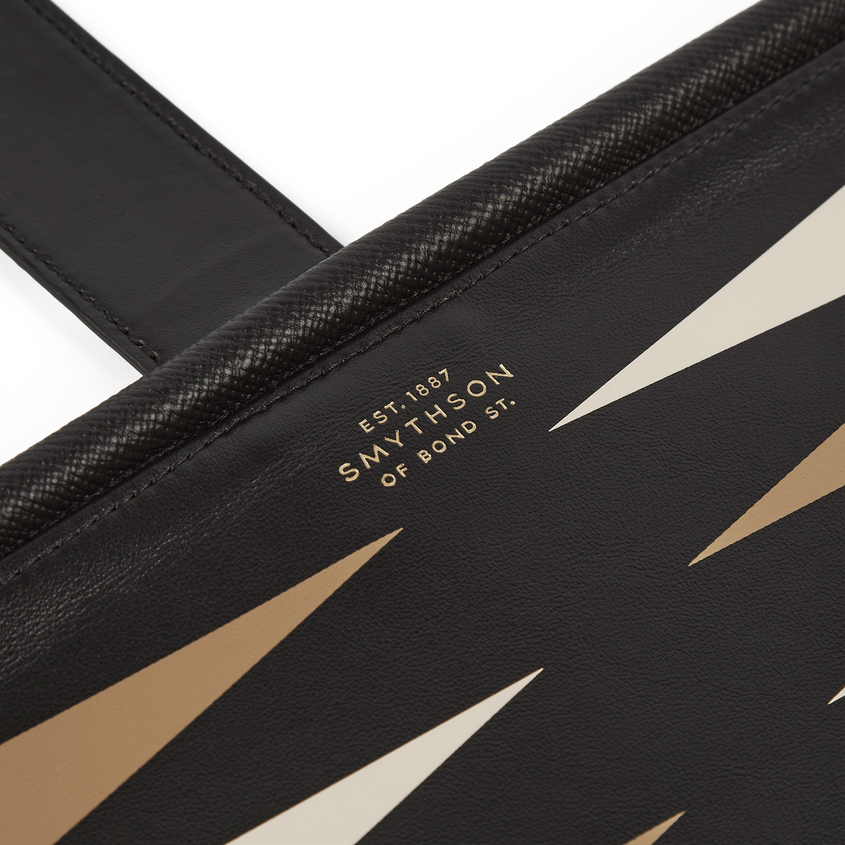 Burberry x Smythson Backgammon Roll in Panama in Black | Smythson