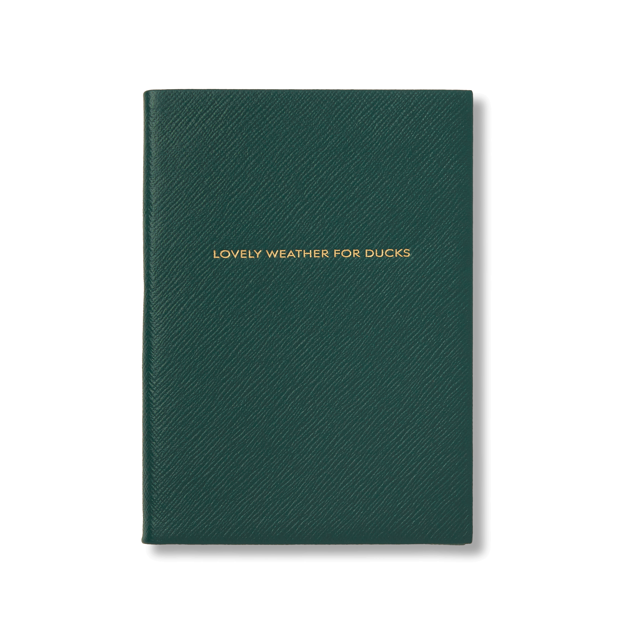 Burberry x Smythson Soho-Notizbuch aus Panama - Forest