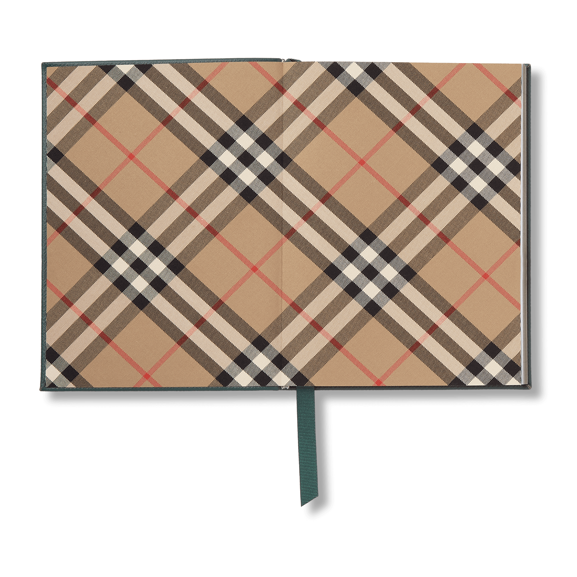 Burberry x Smythson Soho-Notizbuch aus Panama - Forest