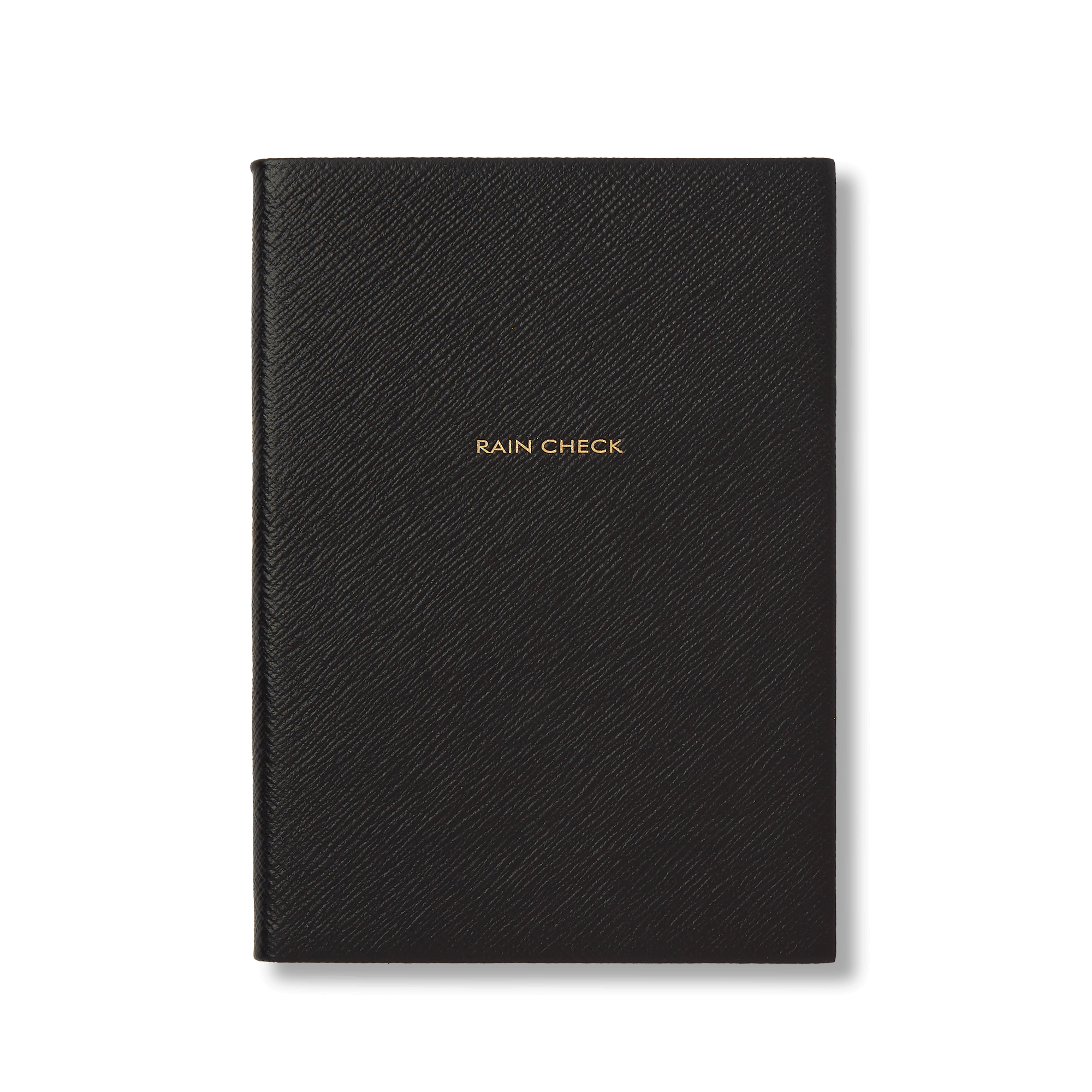 Burberry x Smythson Soho-Notizbuch aus Panama - Black
