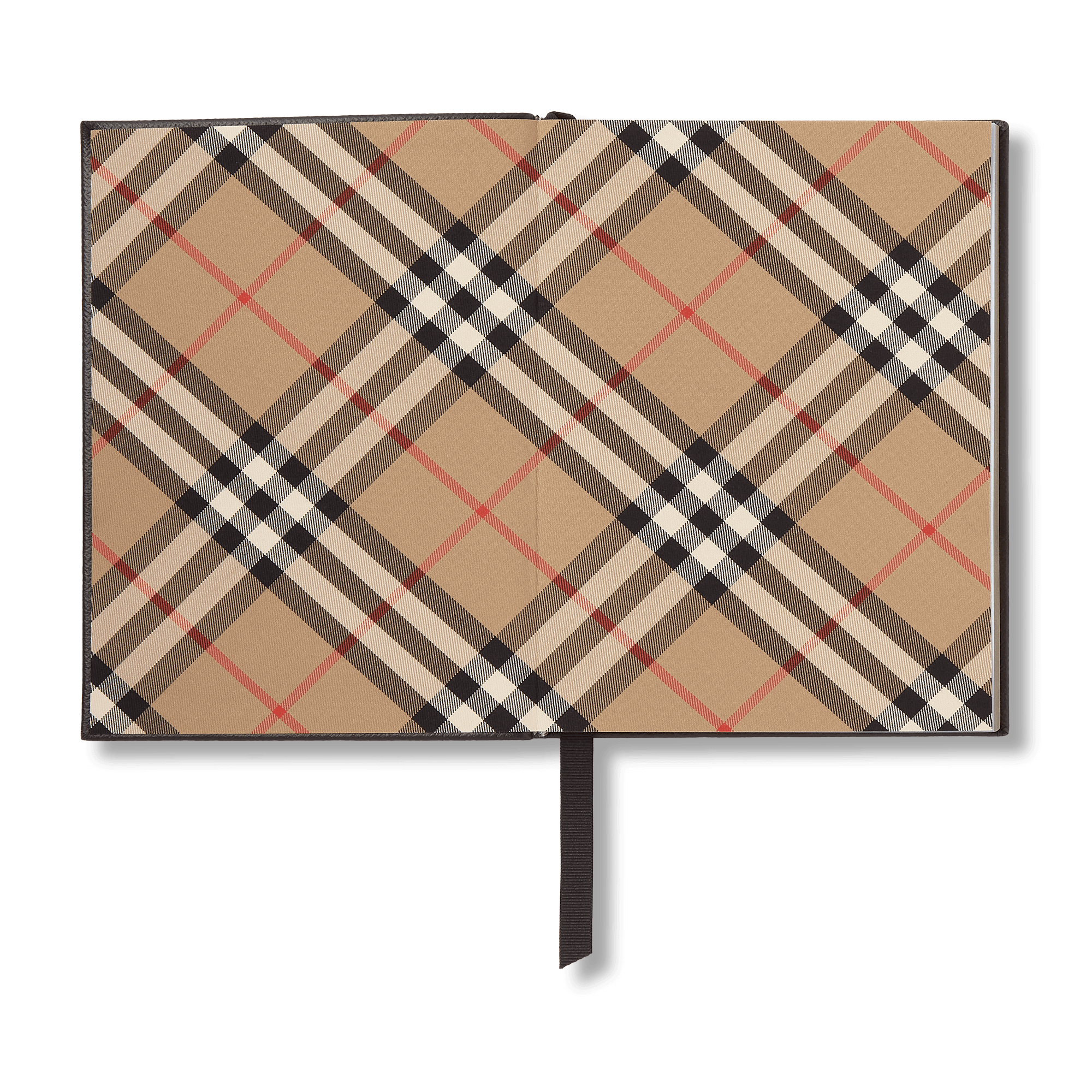 Burberry x Smythson Soho-Notizbuch aus Panama - Black