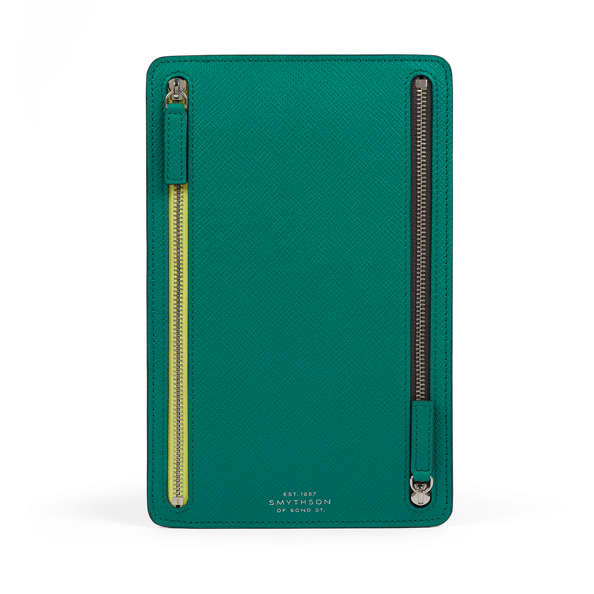 Smythson x Aston Martin Aramco F1® Team Multi-Zip Case - Podium Green