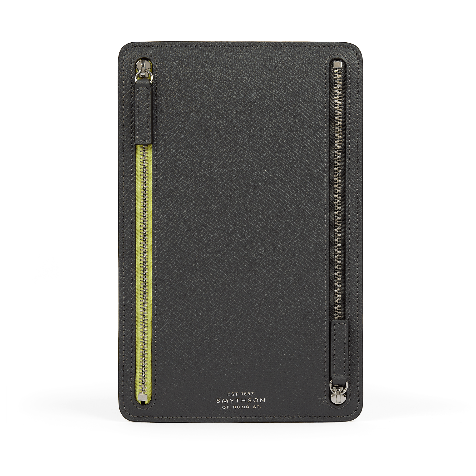 Smythson x Aston Martin Aramco F1® Team Multi-Zip Case - Dark Shadow