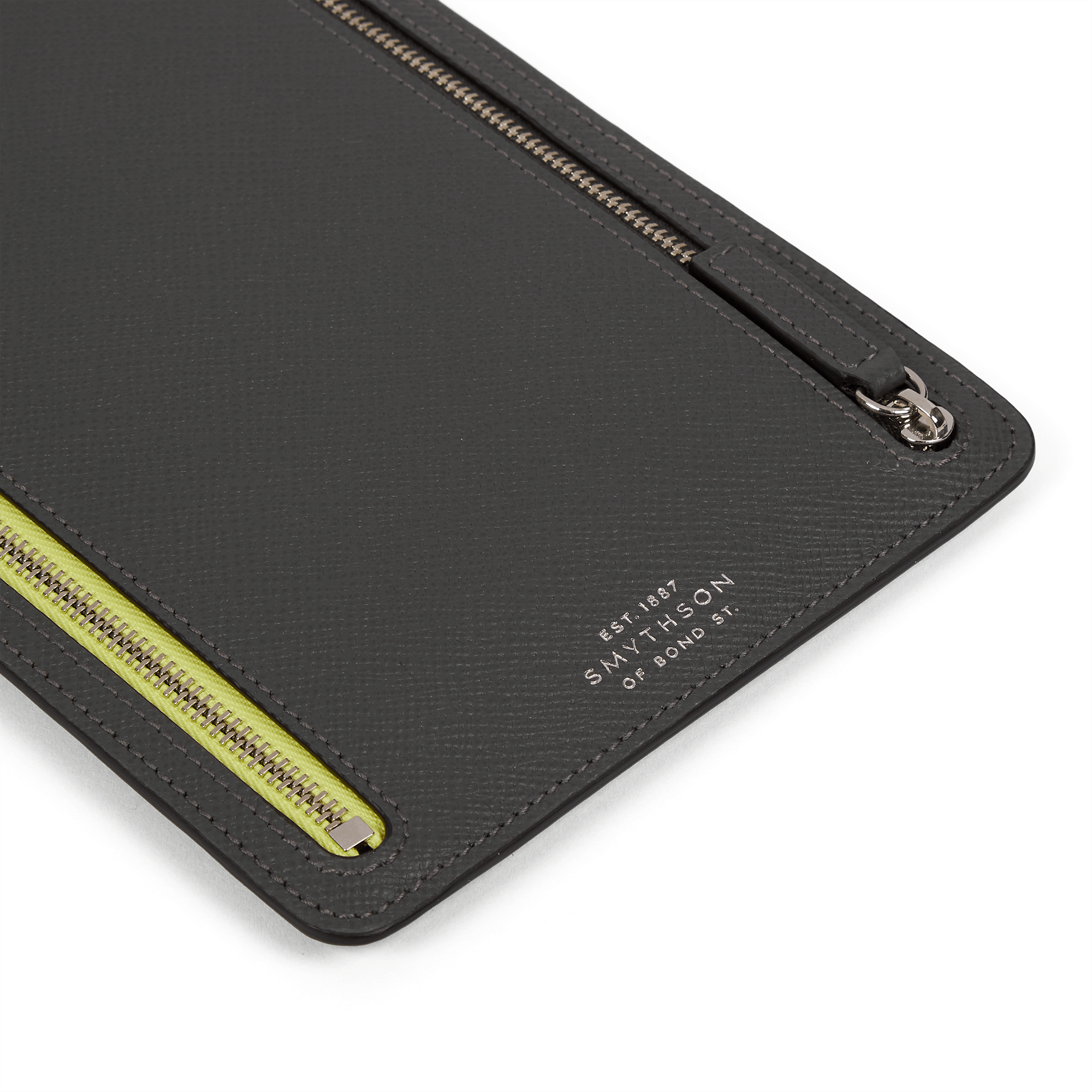 Smythson x Aston Martin Aramco F1® Team Multi-Zip Case - Dark Shadow
