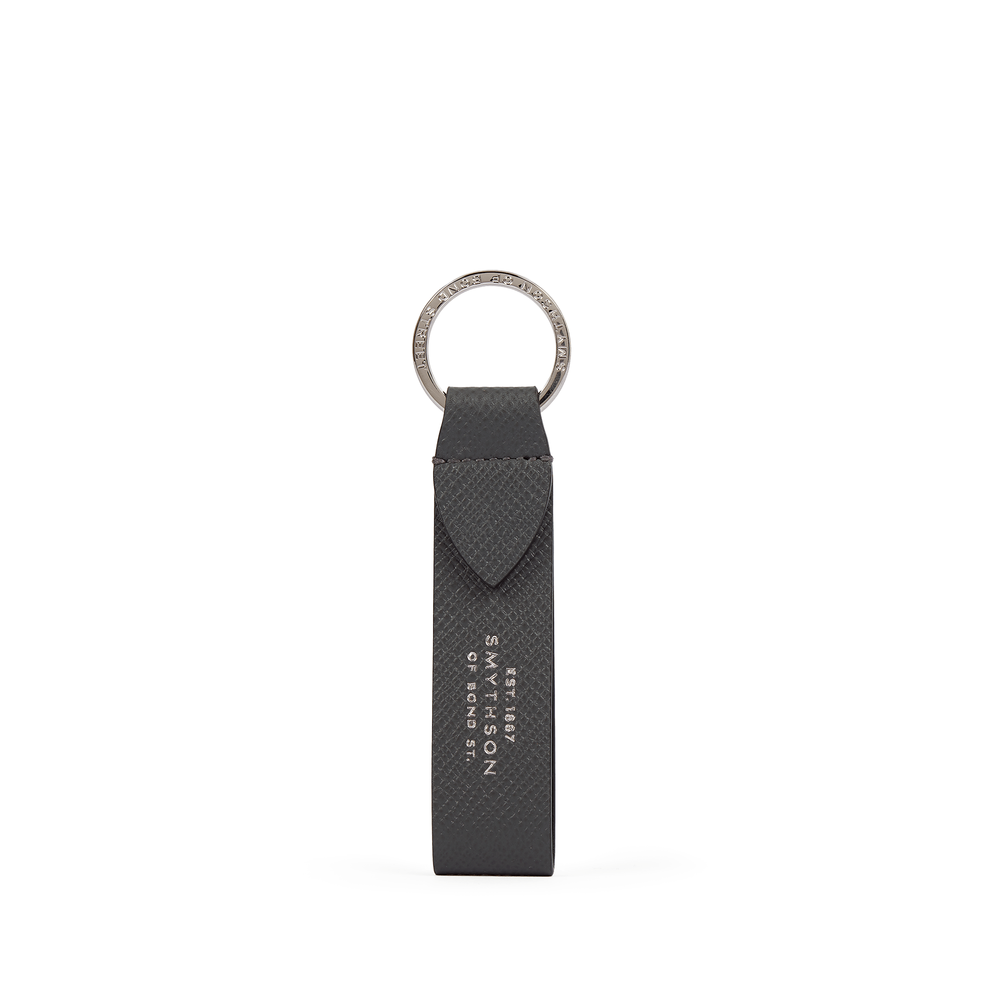 Smythson x Aston Martin Aramco F1® Team Keyring with Leather Strap
