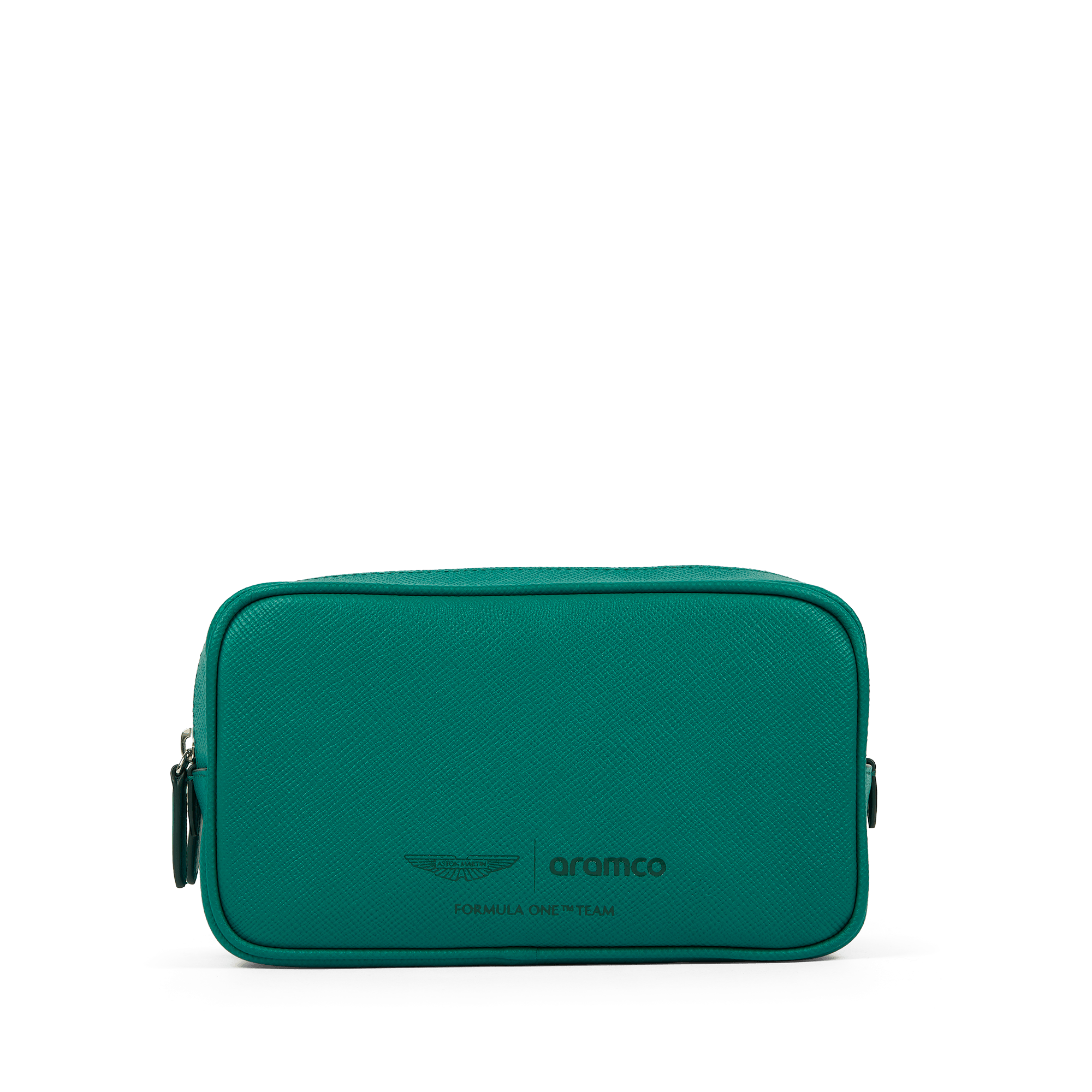 Smythson x Aston Martin Aramco F1® Team Washbag with Double Zip