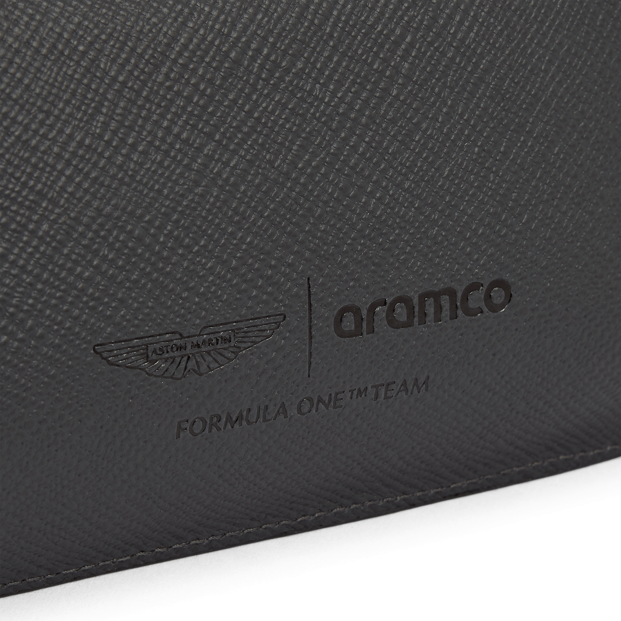 Smythson x Aston Martin Aramco F1® Team  Sunglasses Case - Dark Shadow