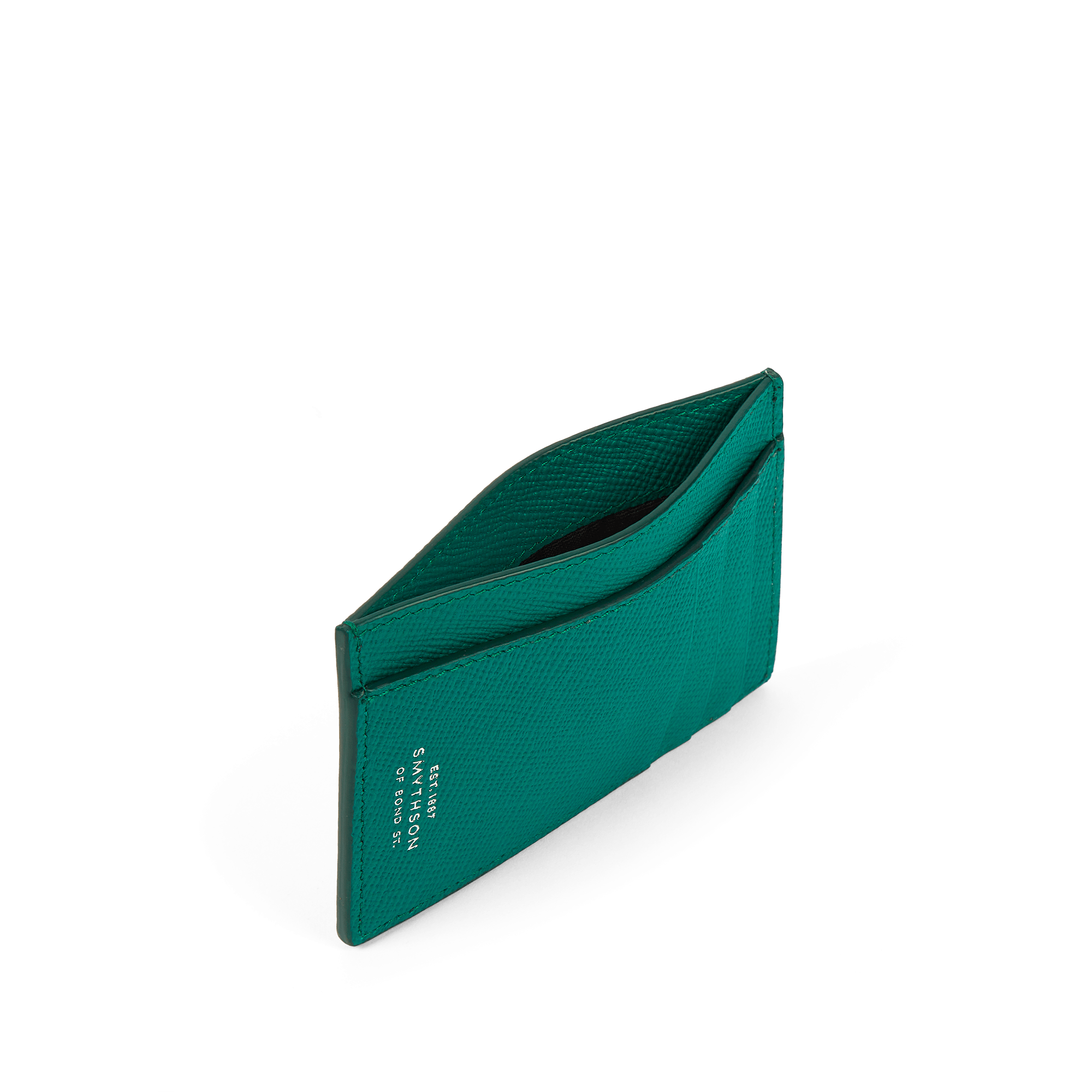 Smythson x Aston Martin Aramco F1® Team Large Flat Card Holder - Podium Green