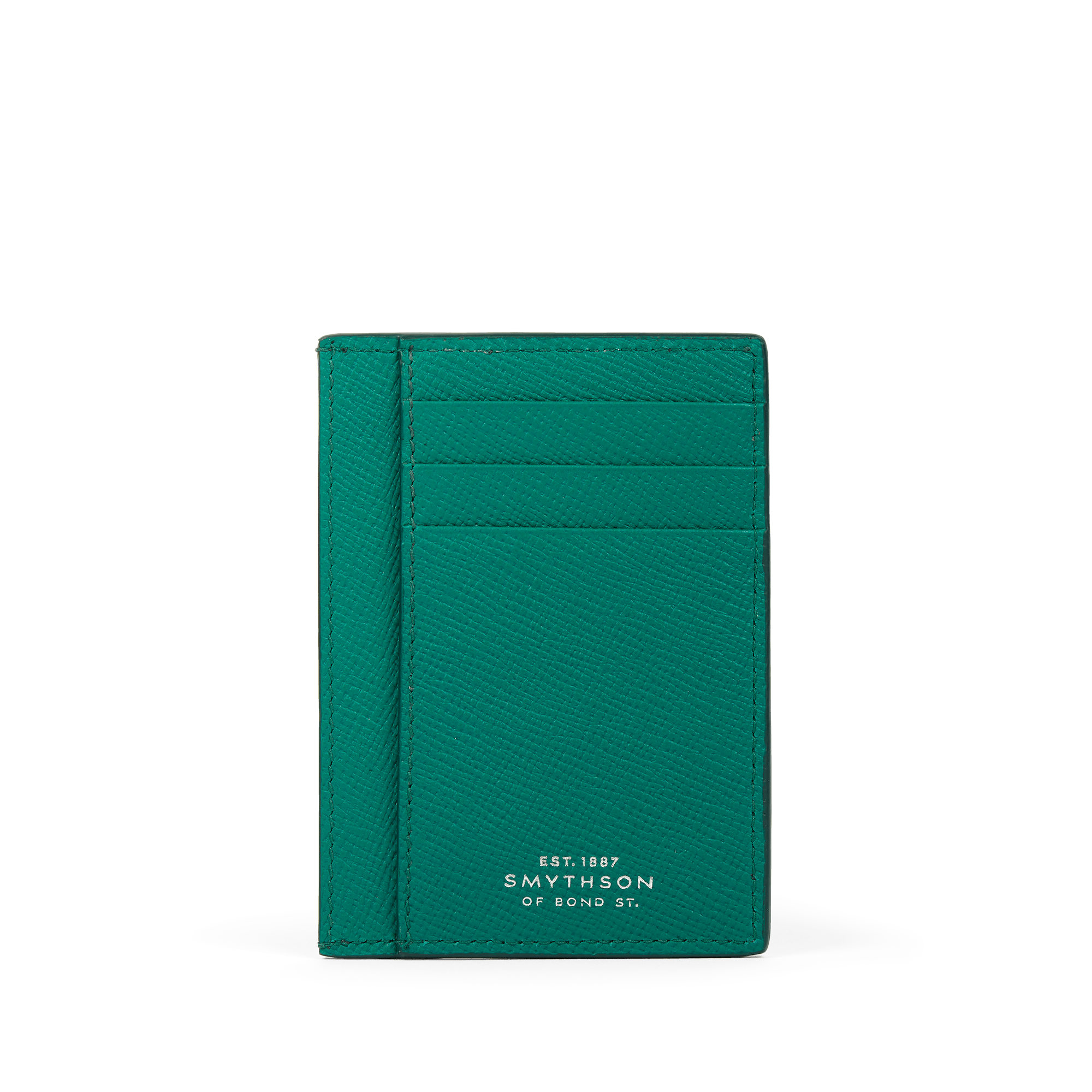 Smythson x Aston Martin Aramco F1® Team Large Flat Card Holder - Podium Green