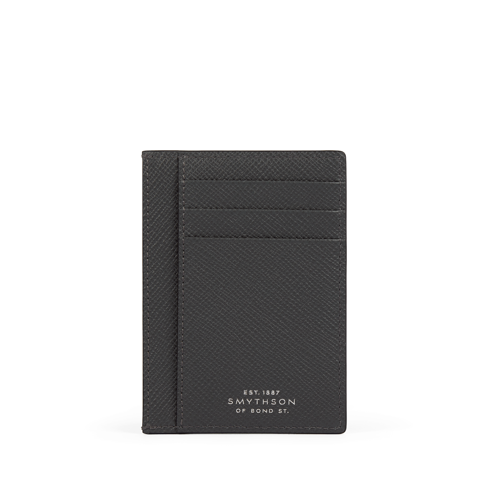 Smythson x Aston Martin Aramco F1® Team Large Flat Card Holder - Dark Shadow