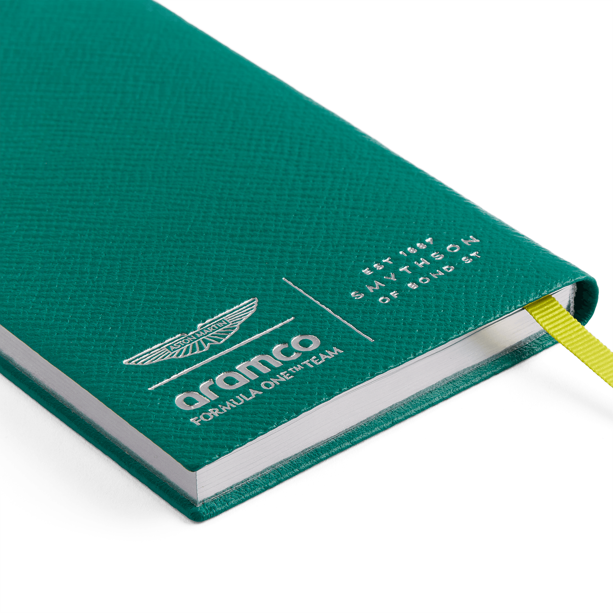 Smythson x Aston Martin Aramco F1® Team Panama Notebook - Podium Green
